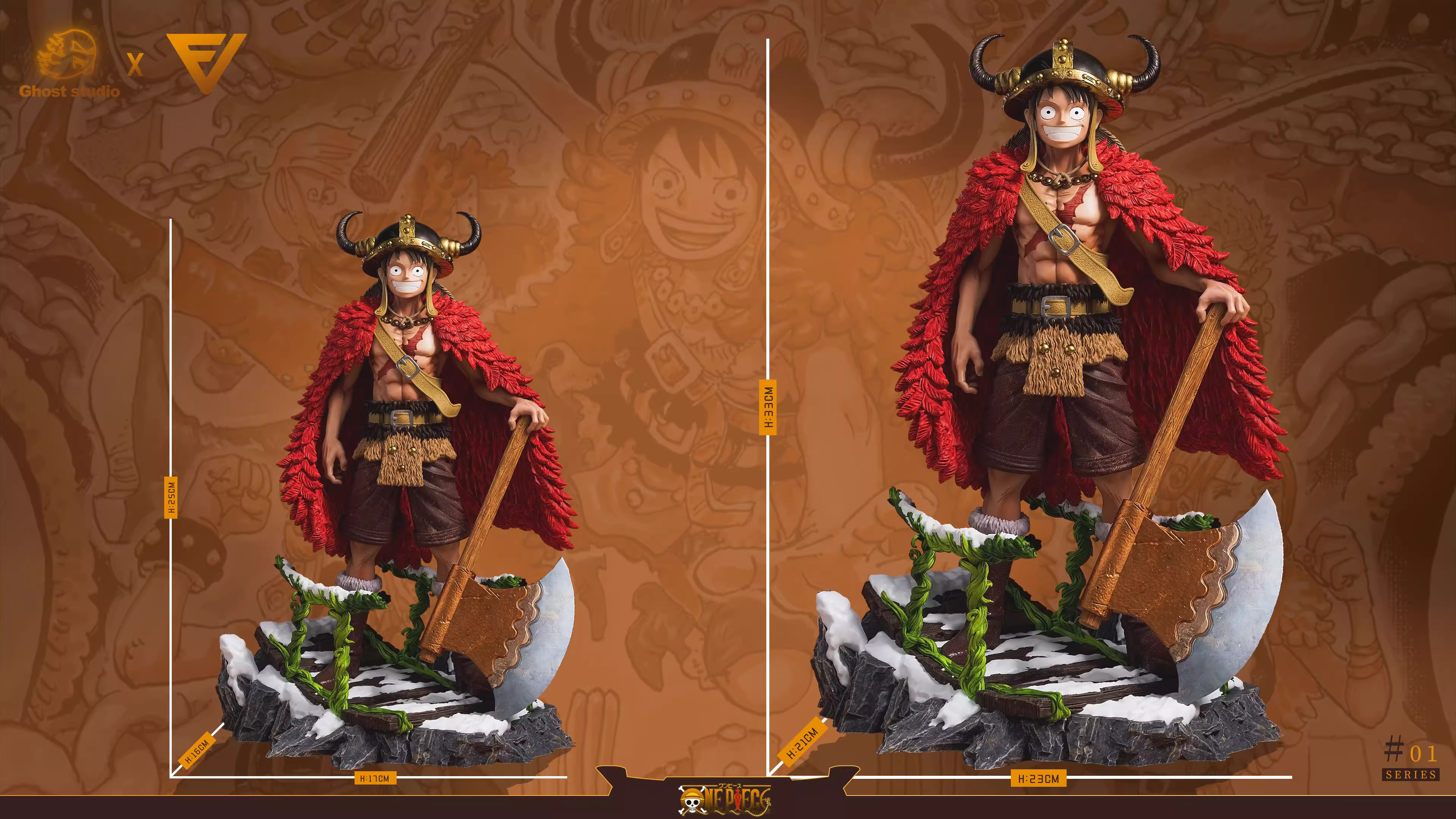 【Pre-sale】POP and 1/6 Scale Luffy-Ghost and EVE  Studios
