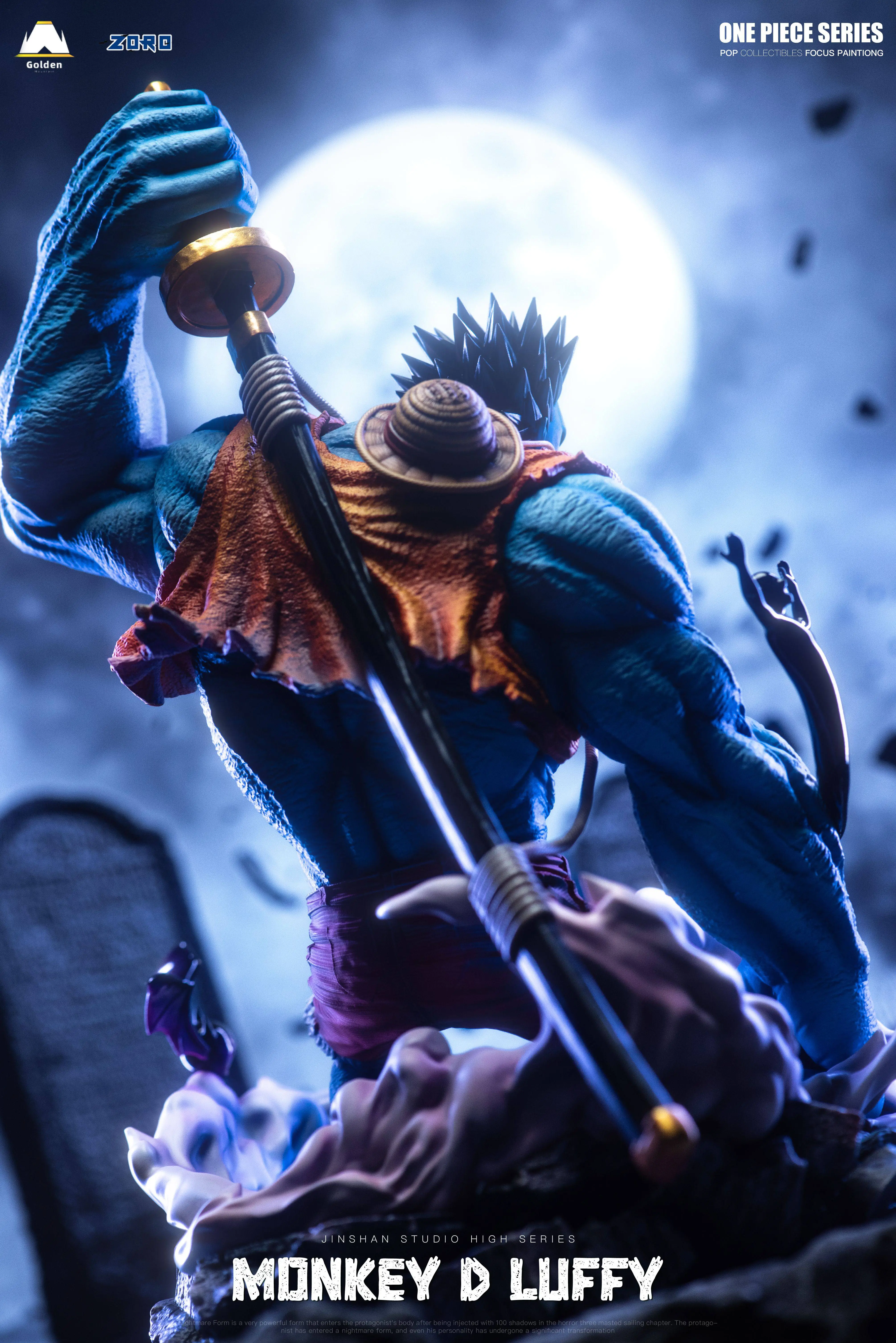 【Pre-sale】POPMax Scale Nightmare Luffy-Golden Mountain and Zoro Studios