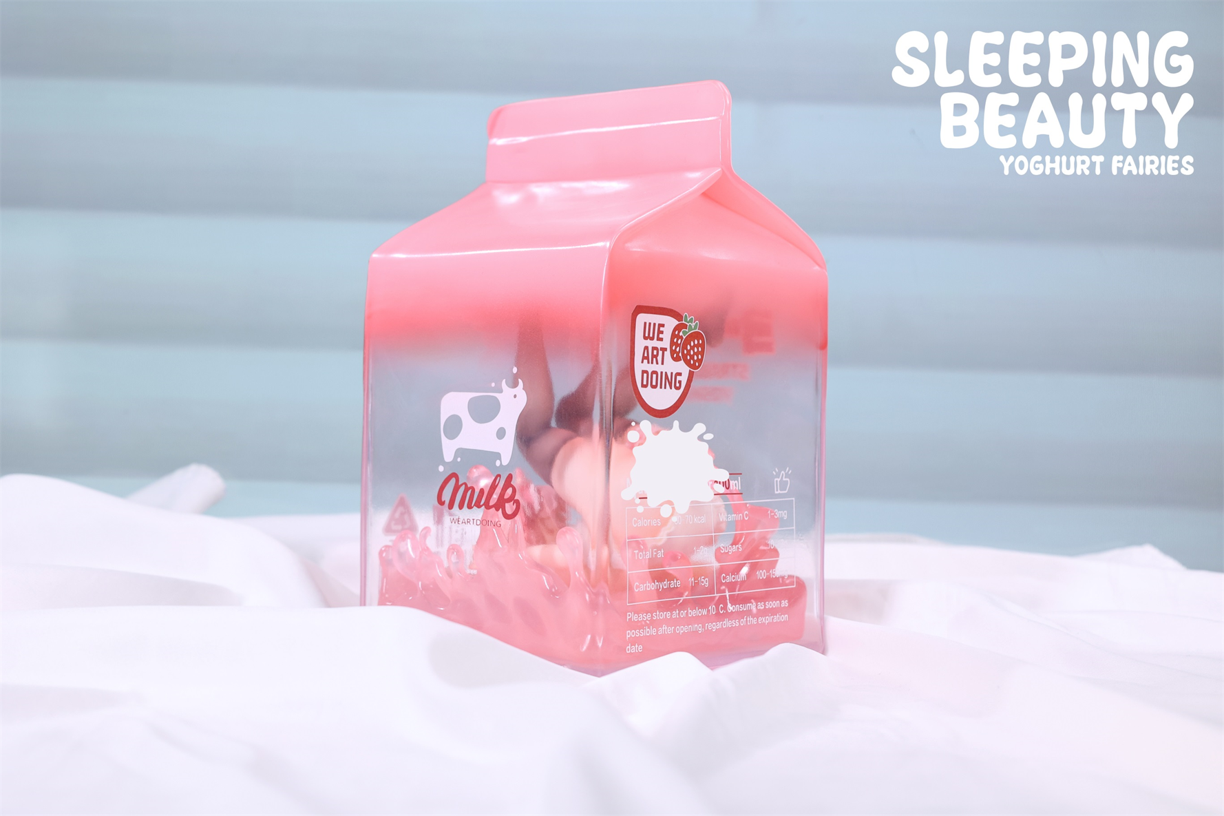 【Sold out】Milk Fairies-Milky Mirage and Yoghurt Fairies-Strawberry Dreamscape-Original Design-WeArtDoing Studio