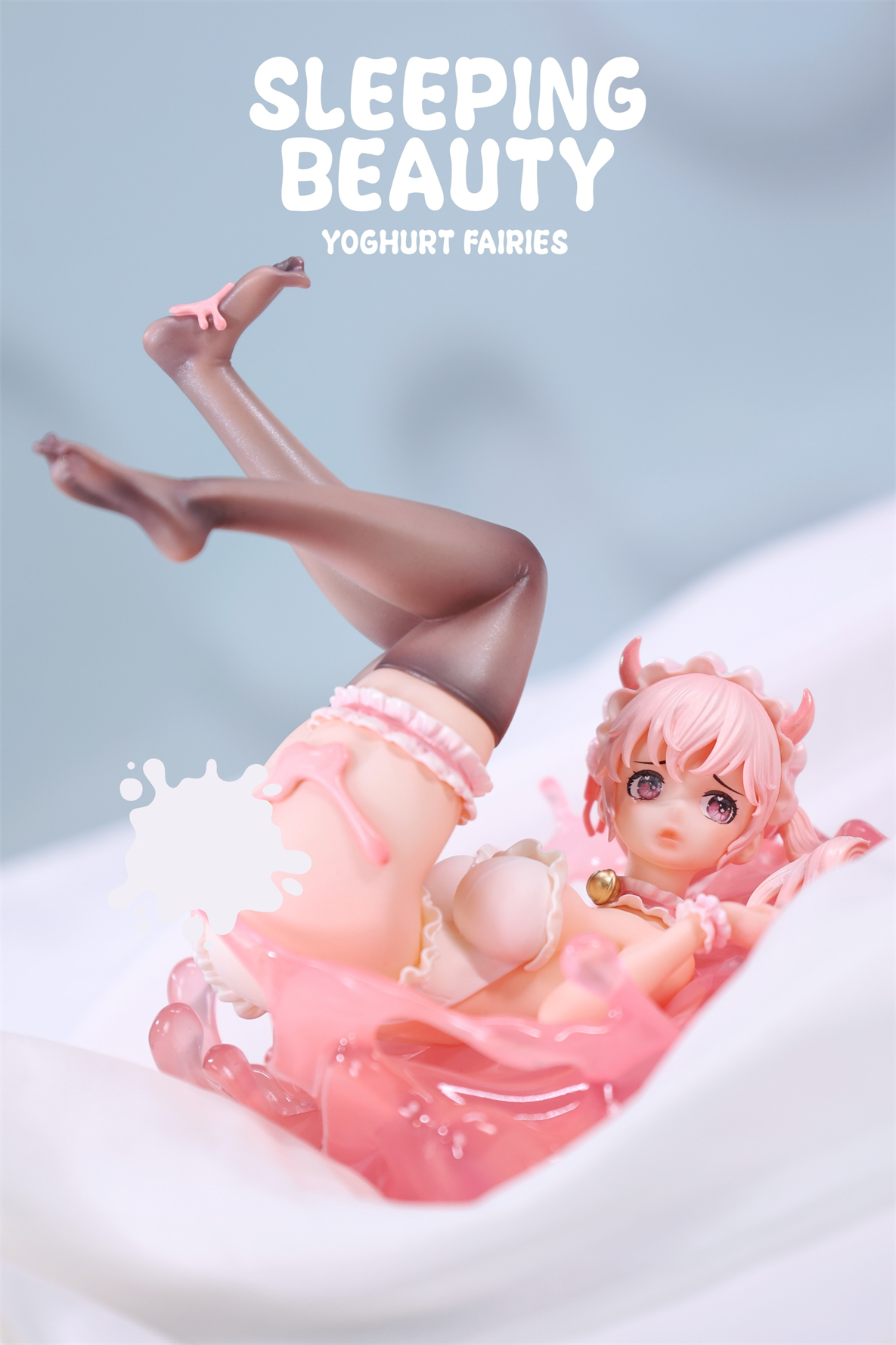 【Sold out】Milk Fairies-Milky Mirage and Yoghurt Fairies-Strawberry Dreamscape-Original Design-WeArtDoing Studio