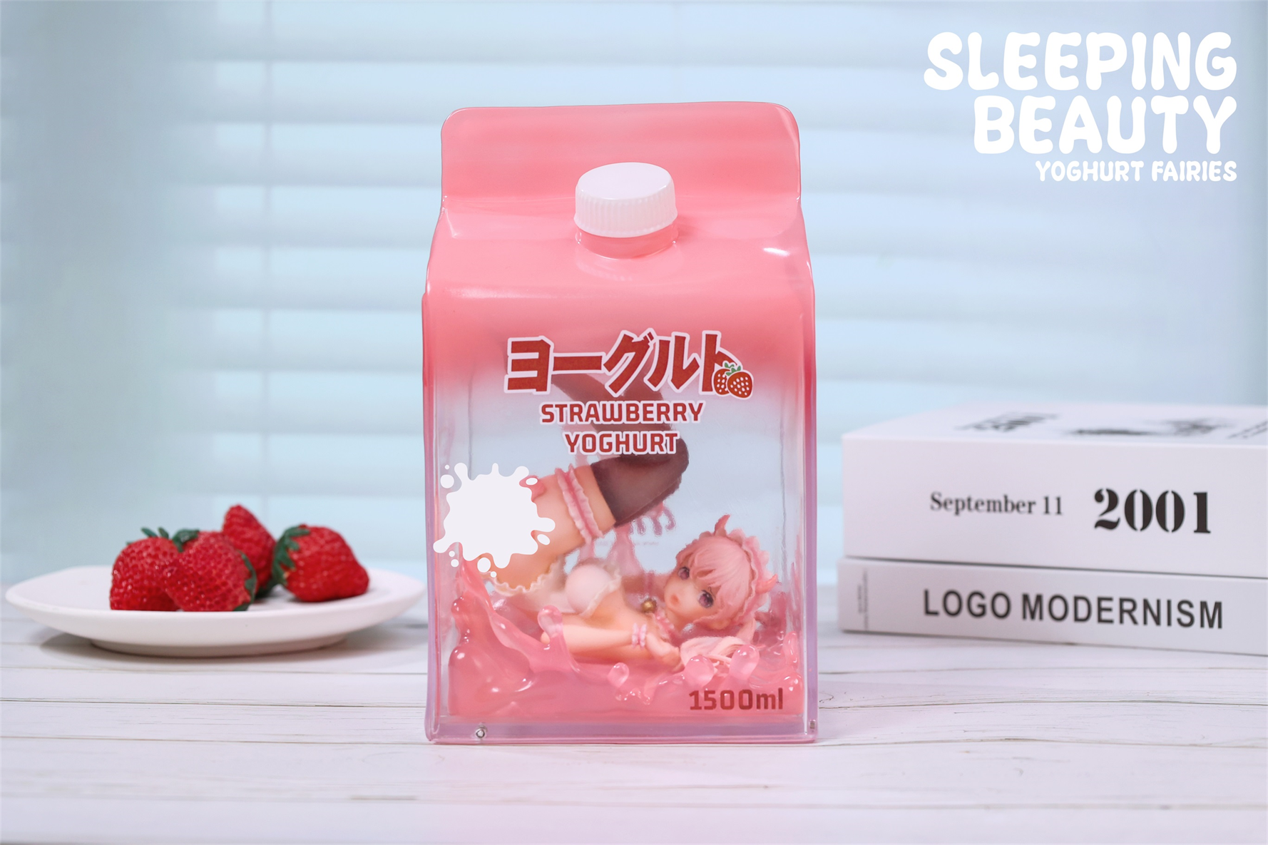 【Sold out】Milk Fairies-Milky Mirage and Yoghurt Fairies-Strawberry Dreamscape-Original Design-WeArtDoing Studio