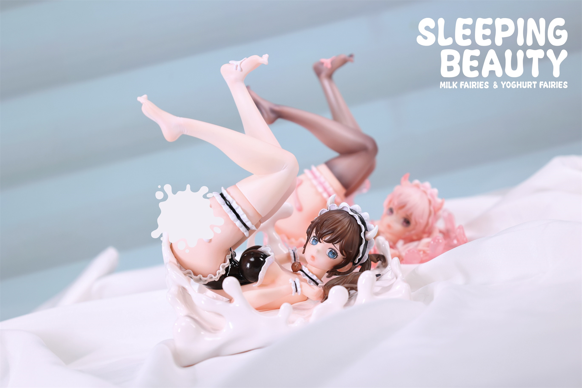 【Sold out】Milk Fairies-Milky Mirage and Yoghurt Fairies-Strawberry Dreamscape-Original Design-WeArtDoing Studio