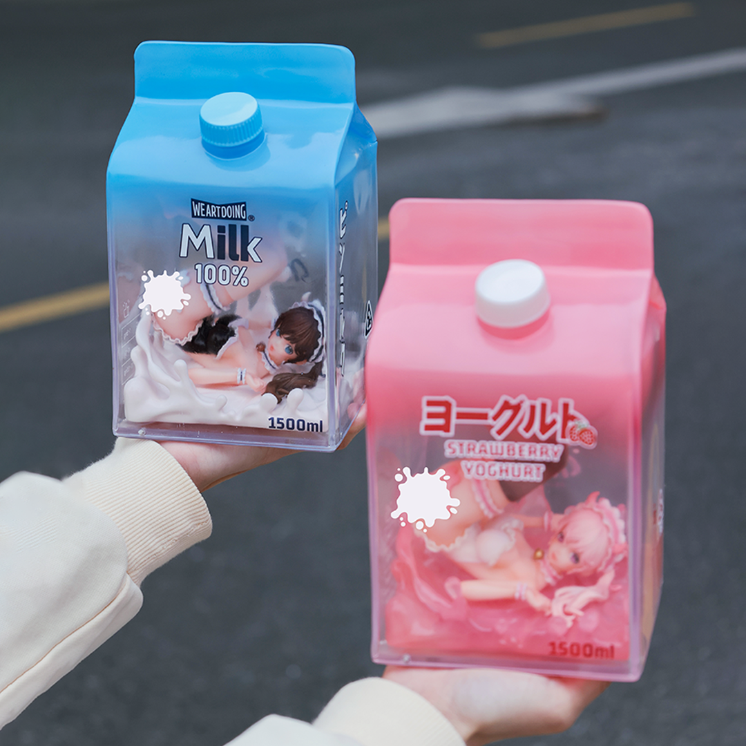 【Sold out】Milk Fairies-Milky Mirage and Yoghurt Fairies-Strawberry Dreamscape-Original Design-WeArtDoing Studio