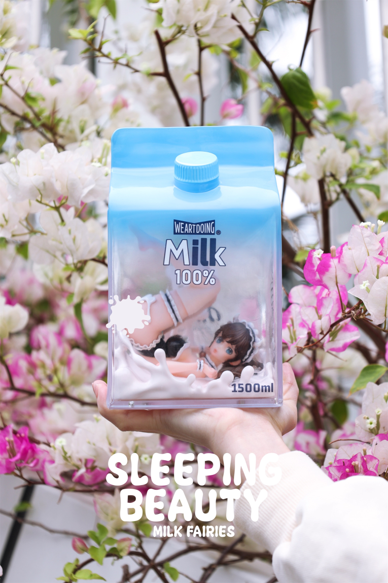 【Sold out】Milk Fairies-Milky Mirage and Yoghurt Fairies-Strawberry Dreamscape-Original Design-WeArtDoing Studio