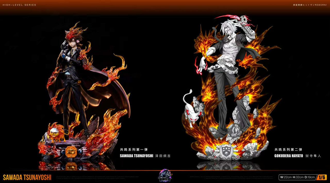【Pre-sale】1/6 Scale Sawada Tsunayoshi with LED-HITMAN REBORN!-Rhinoceros Studio