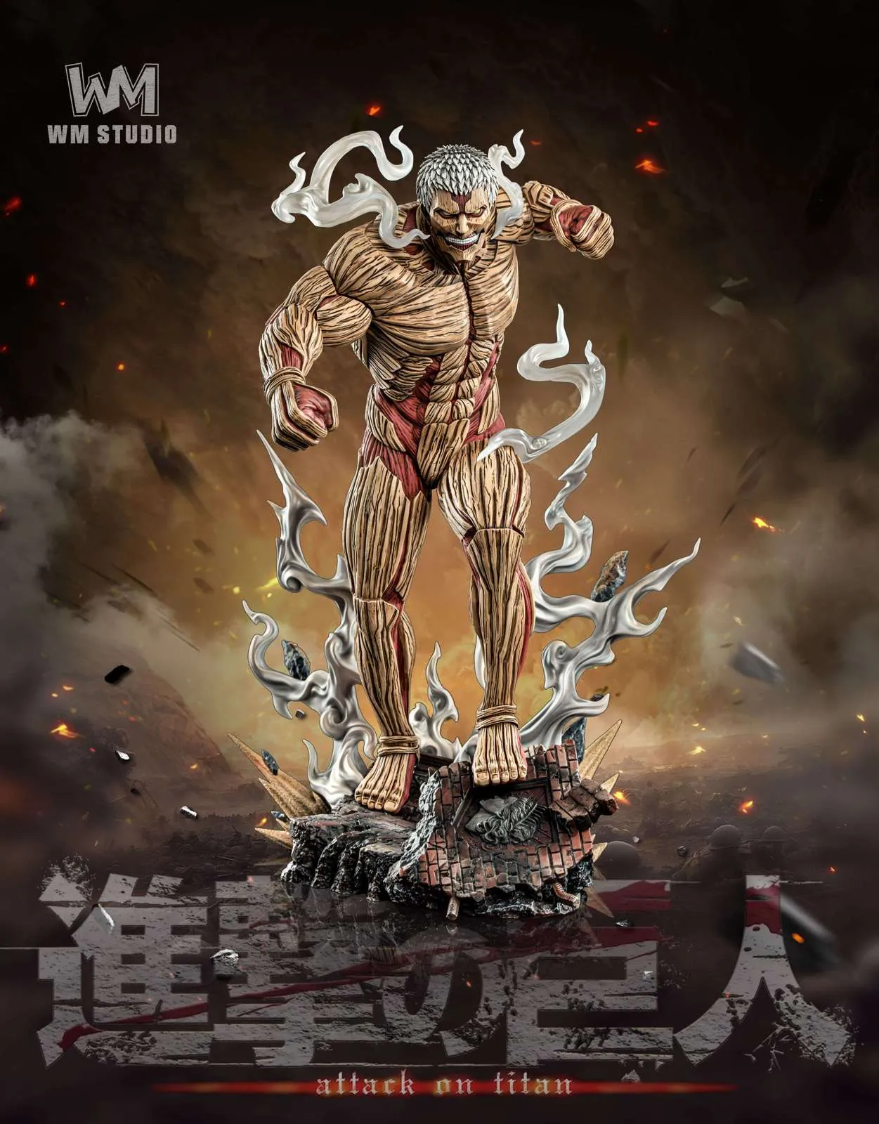 【Pre-sale】The Armored Titan with LED-Attack On Titan-WM Studio