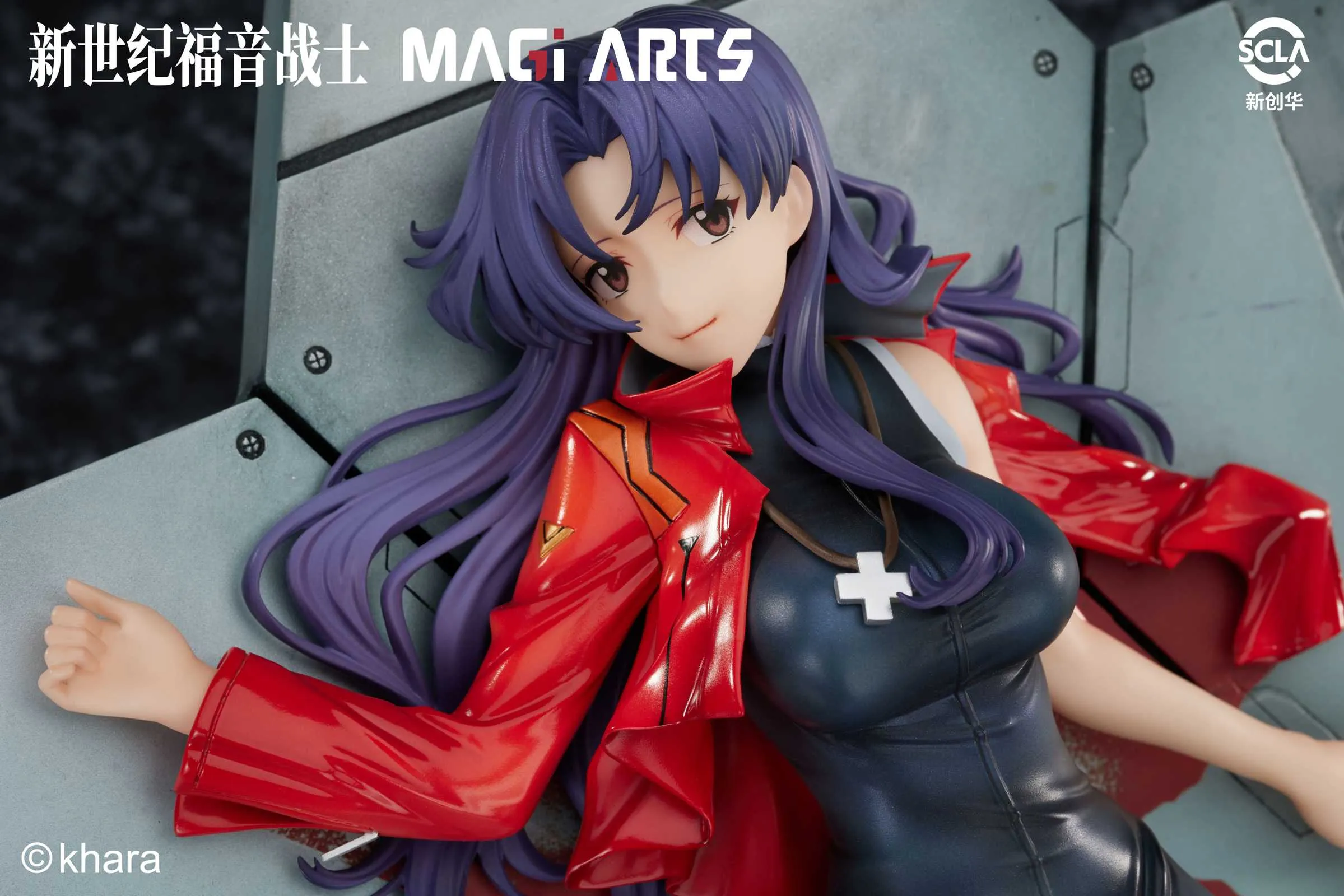 【Sold out】1/6 Scale Misato Katsuragi-(EVA) Neon Genesis EVAngelion-MAGI ARTS Studio