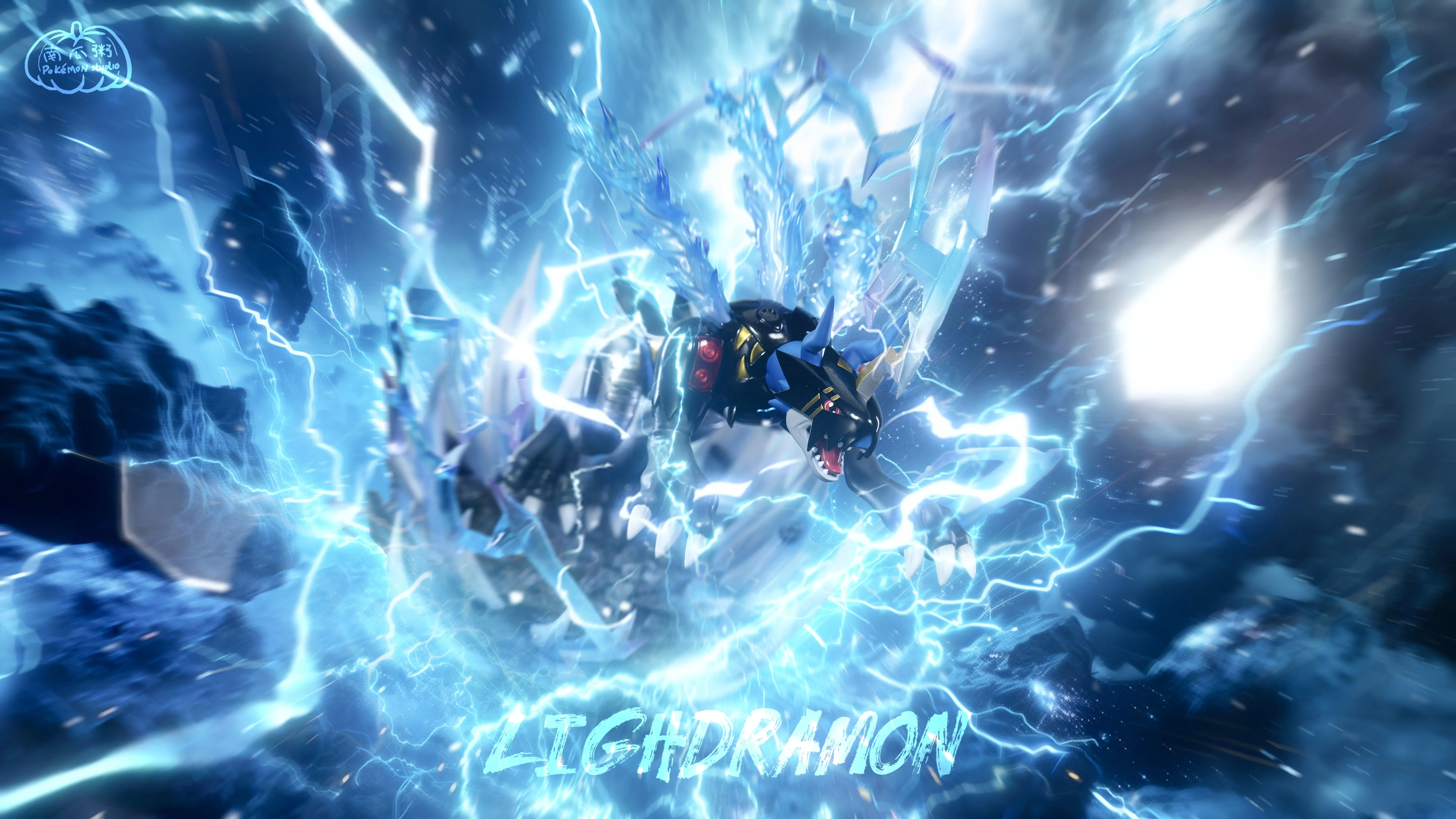 【Pre-sale】MH Scale Lighdramon-Digimon-Pokemon Studio