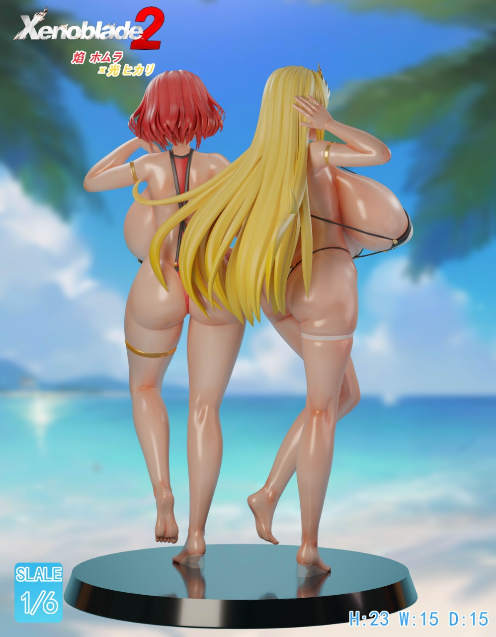 【Sold out】1/6 Scale Pyra and Mythra-Xenoblade Chronicles-SC Studio