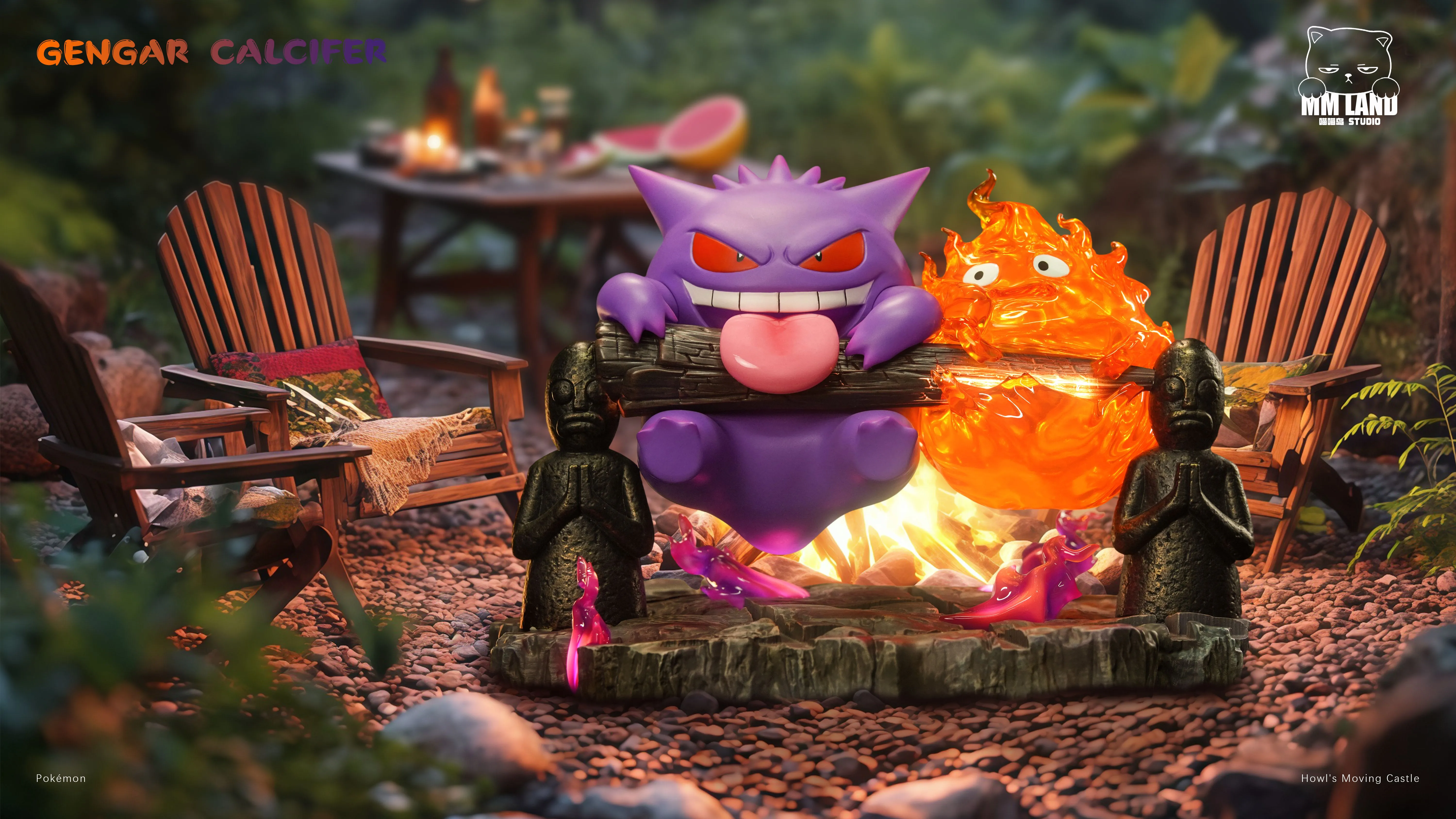 【Last one】002 Gengar with Calcifer-Pokemon-MMLAND Studio