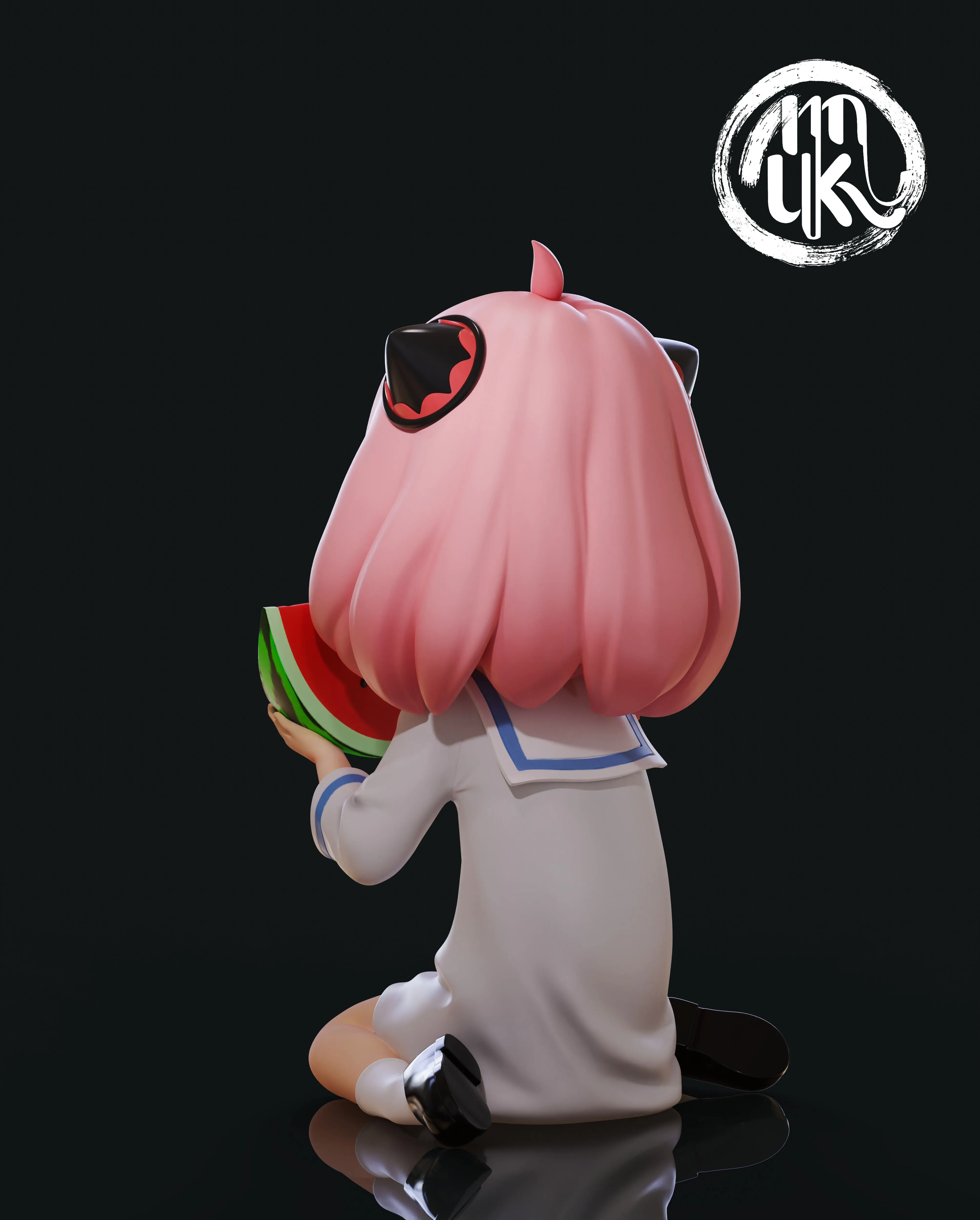 【Pre-sale】1/6 Scale Anya Eating Watermelon-MoKu Studio