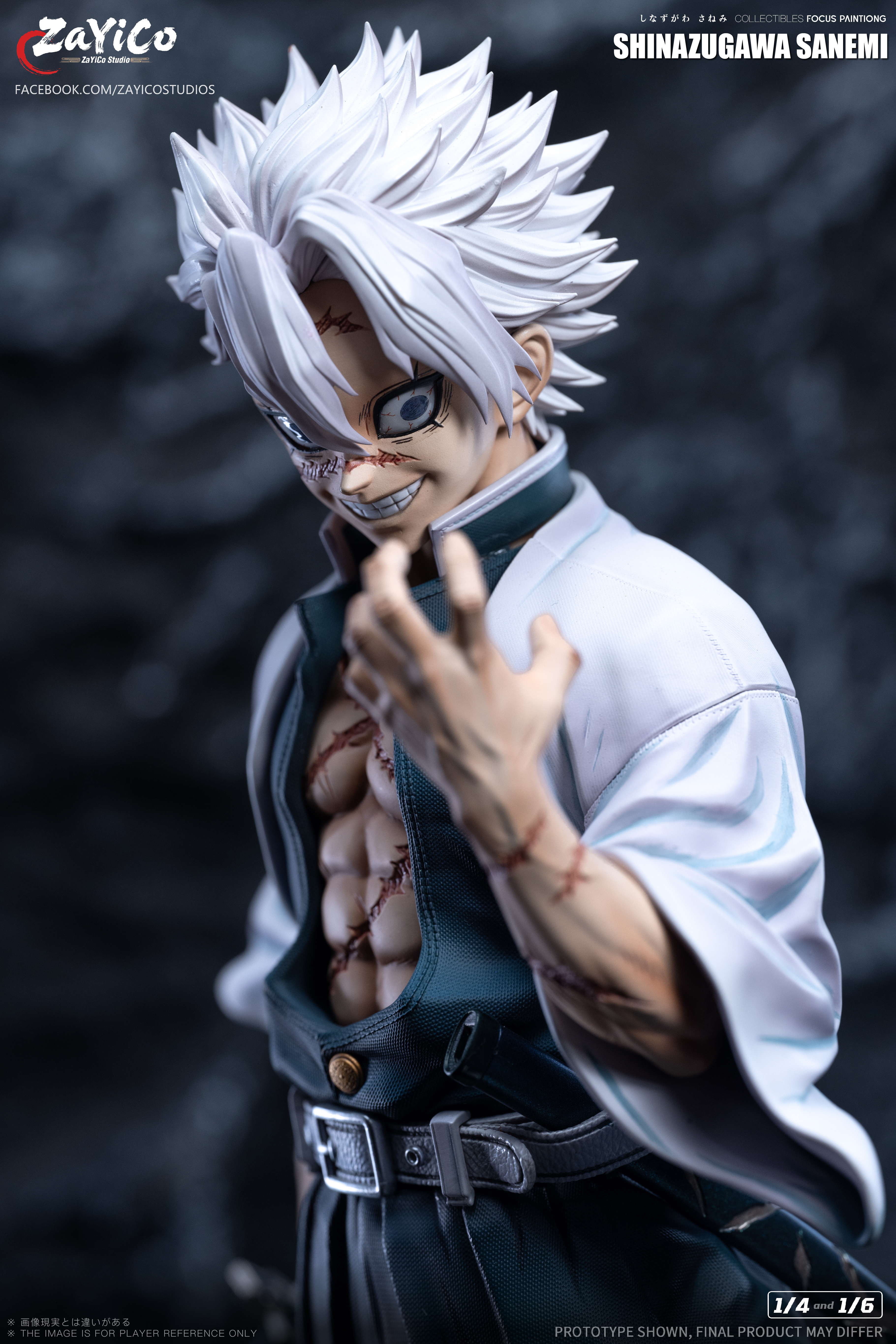 【Sold out】1/6 and 1/4 Scale Shinazugawa Sanemi-ZaYICo Studio