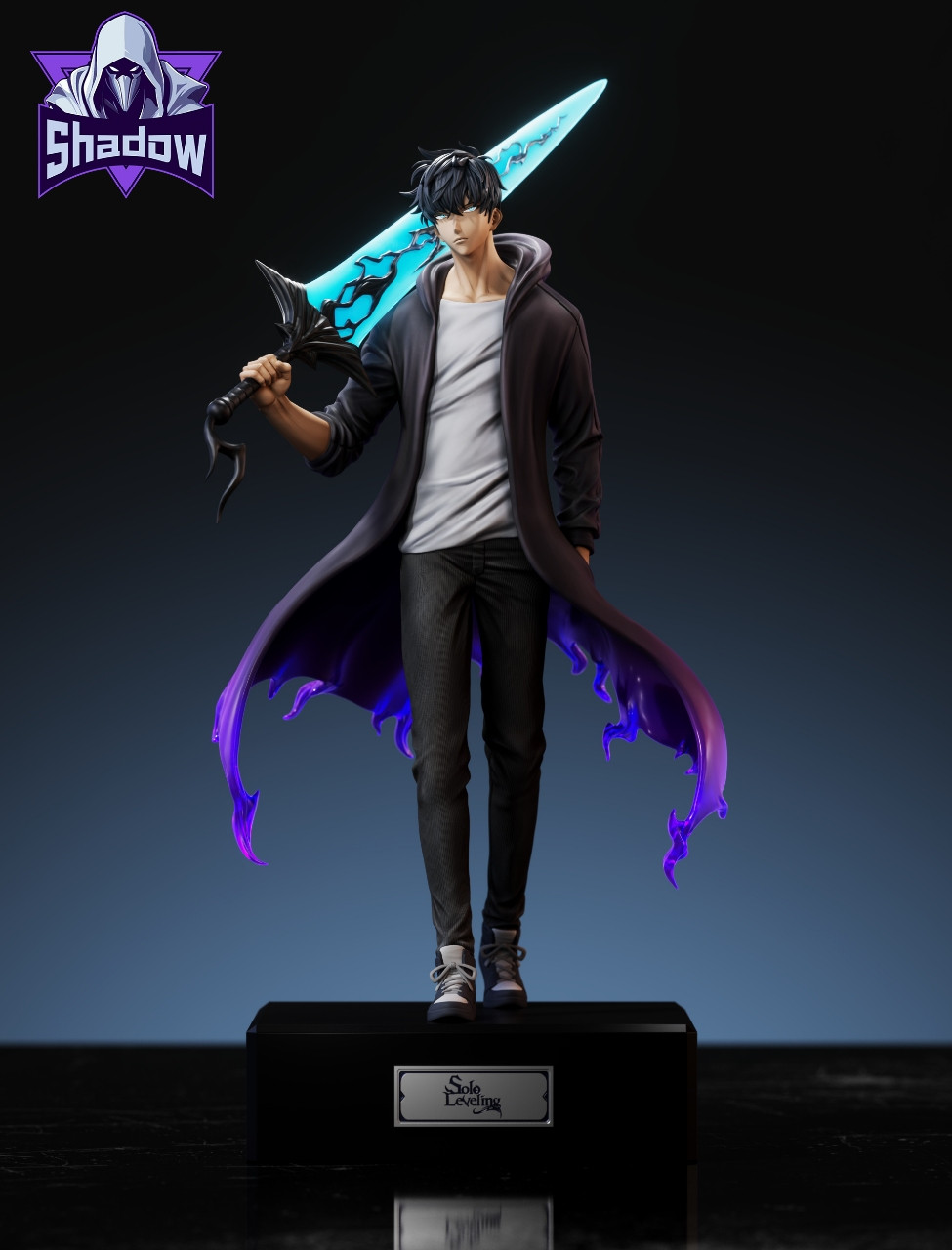 【Sold out】1/6 Scale Sung Jin-Woo with LED-Shadow Studio