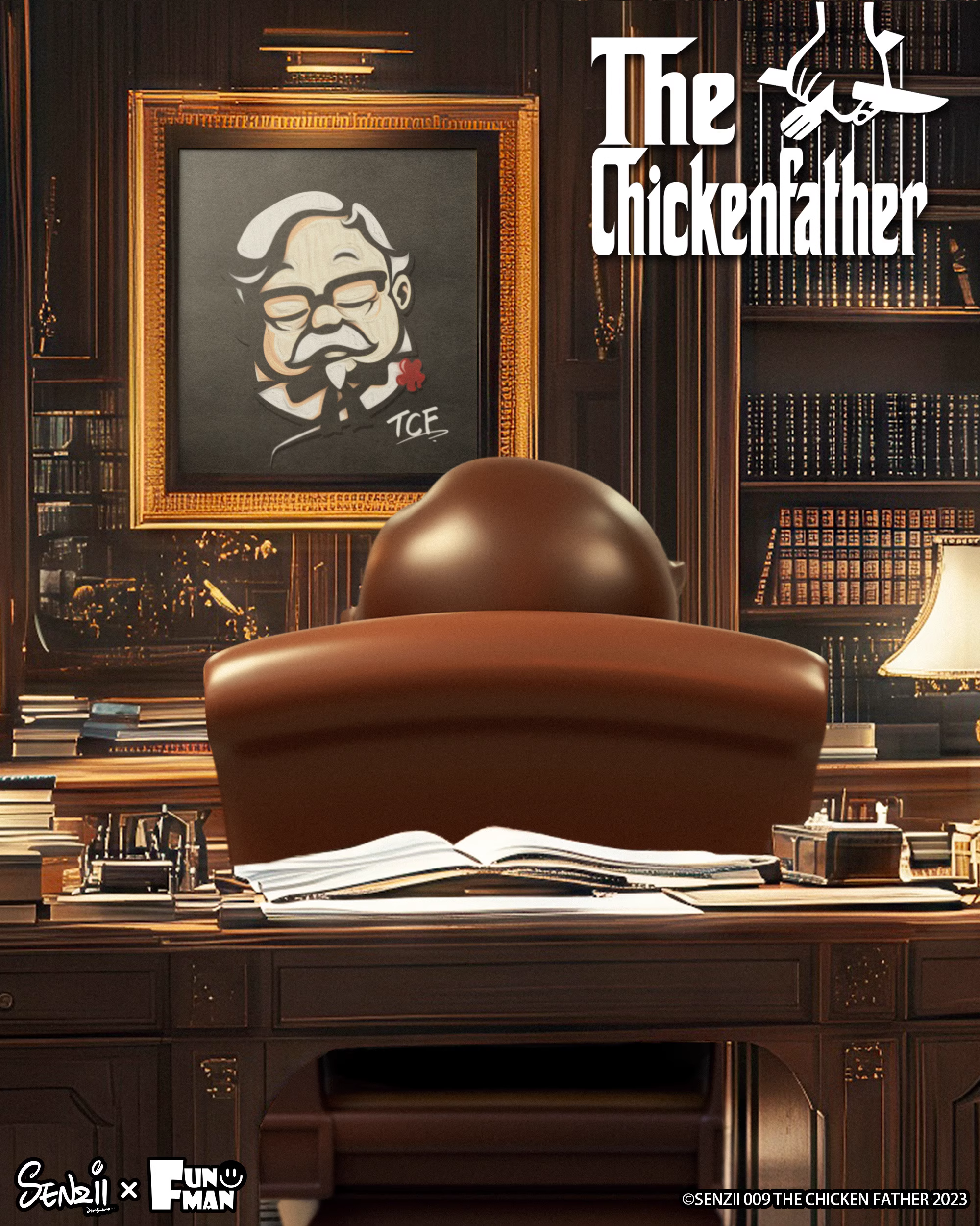 【Pre-sale】 The Black Chicken Father-Senzii X Chicken Father Studios