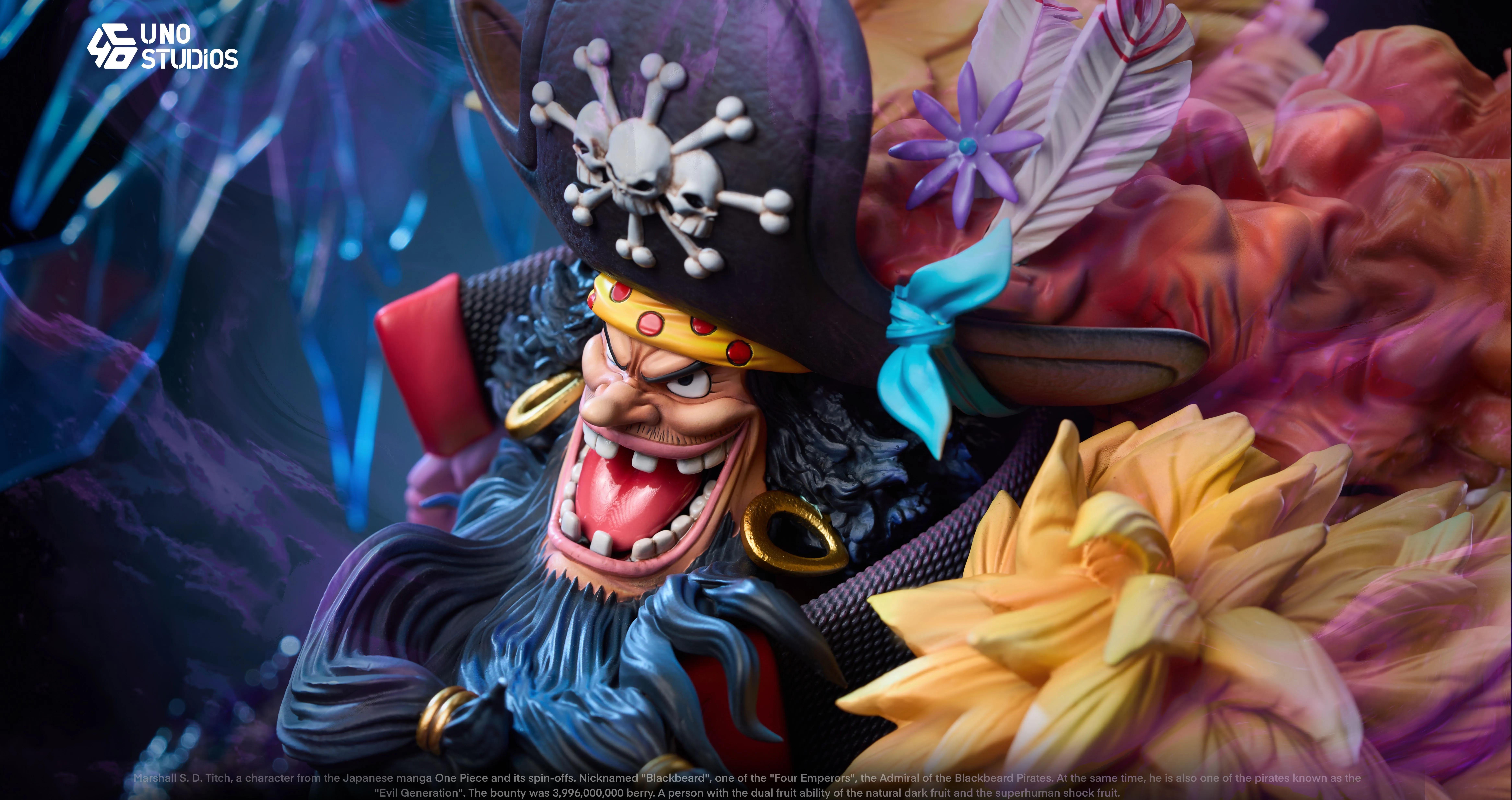 【Pre-sale】1/4 Scale Bust of Marshall·D·Teach-UNO Studio