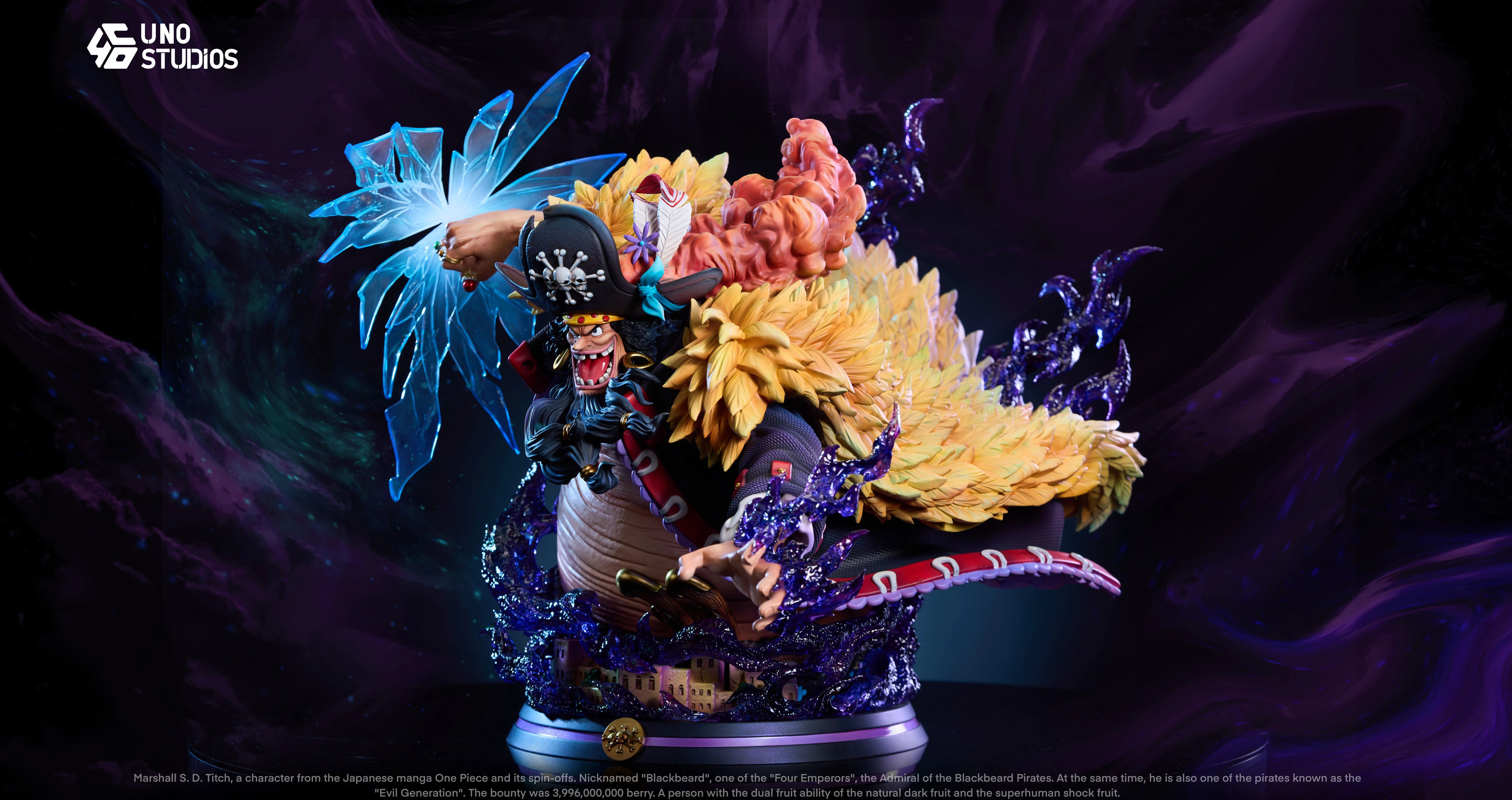 【Pre-sale】1/4 Scale Bust of Marshall·D·Teach-UNO Studio