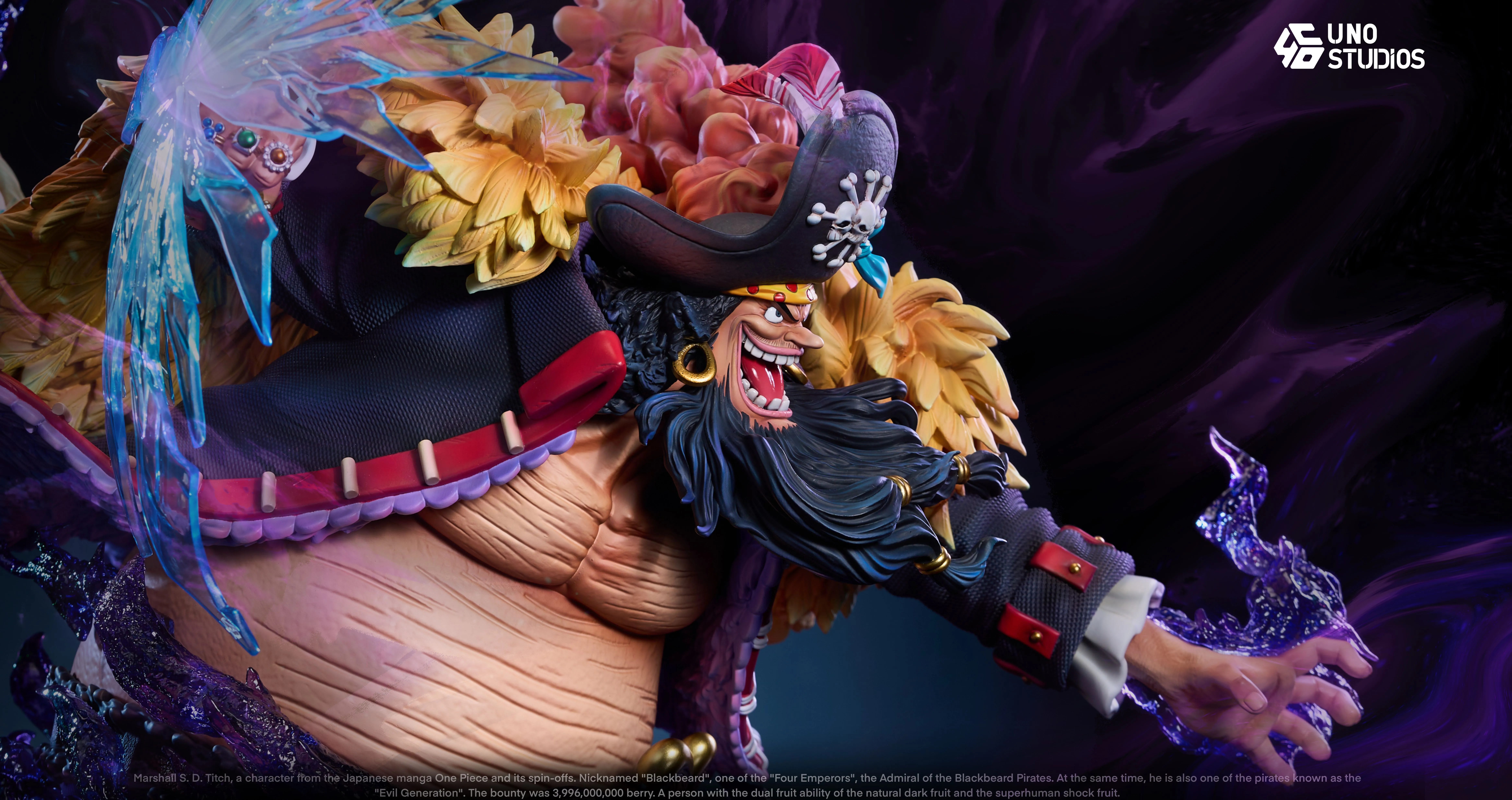 【Pre-sale】1/4 Scale Bust of Marshall·D·Teach-UNO Studio