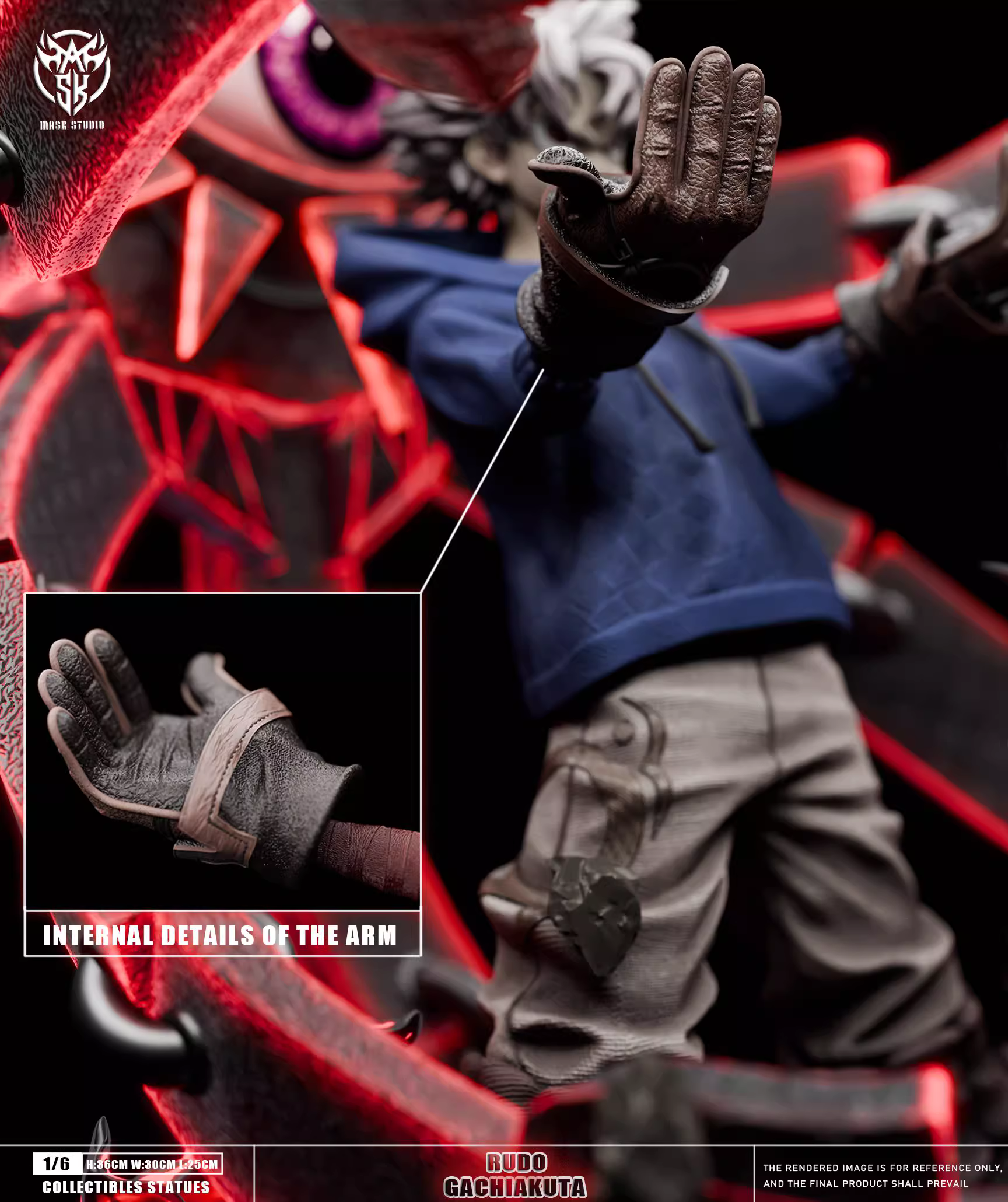 【Sold out】1/6 Scale GACHIAKUTA Rudo Surebrec-Mask Studio