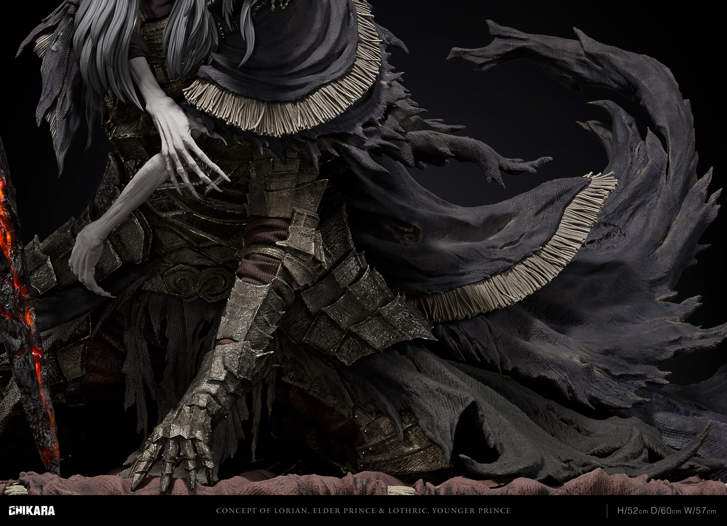 【Sold out】1/4 Scale Lorian, Elder Prince | Lothric, Younger Prince-Dark Souls 3-Chikara Studio