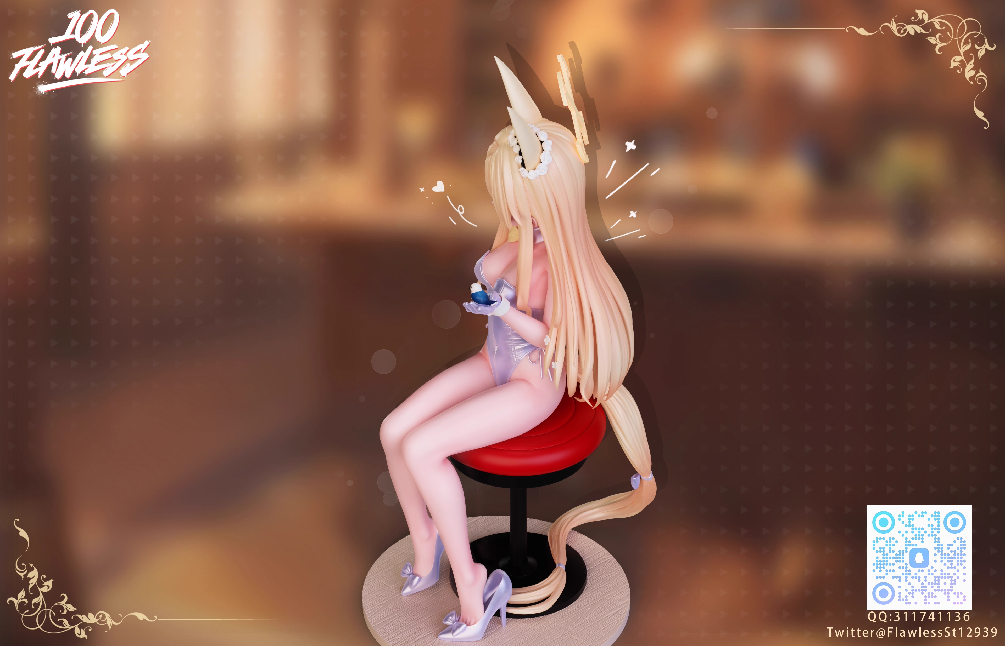 【Pre-sale】1/6 Scale Bunny Girl Yurizono Seia-Blue Archive-Flawless Studio