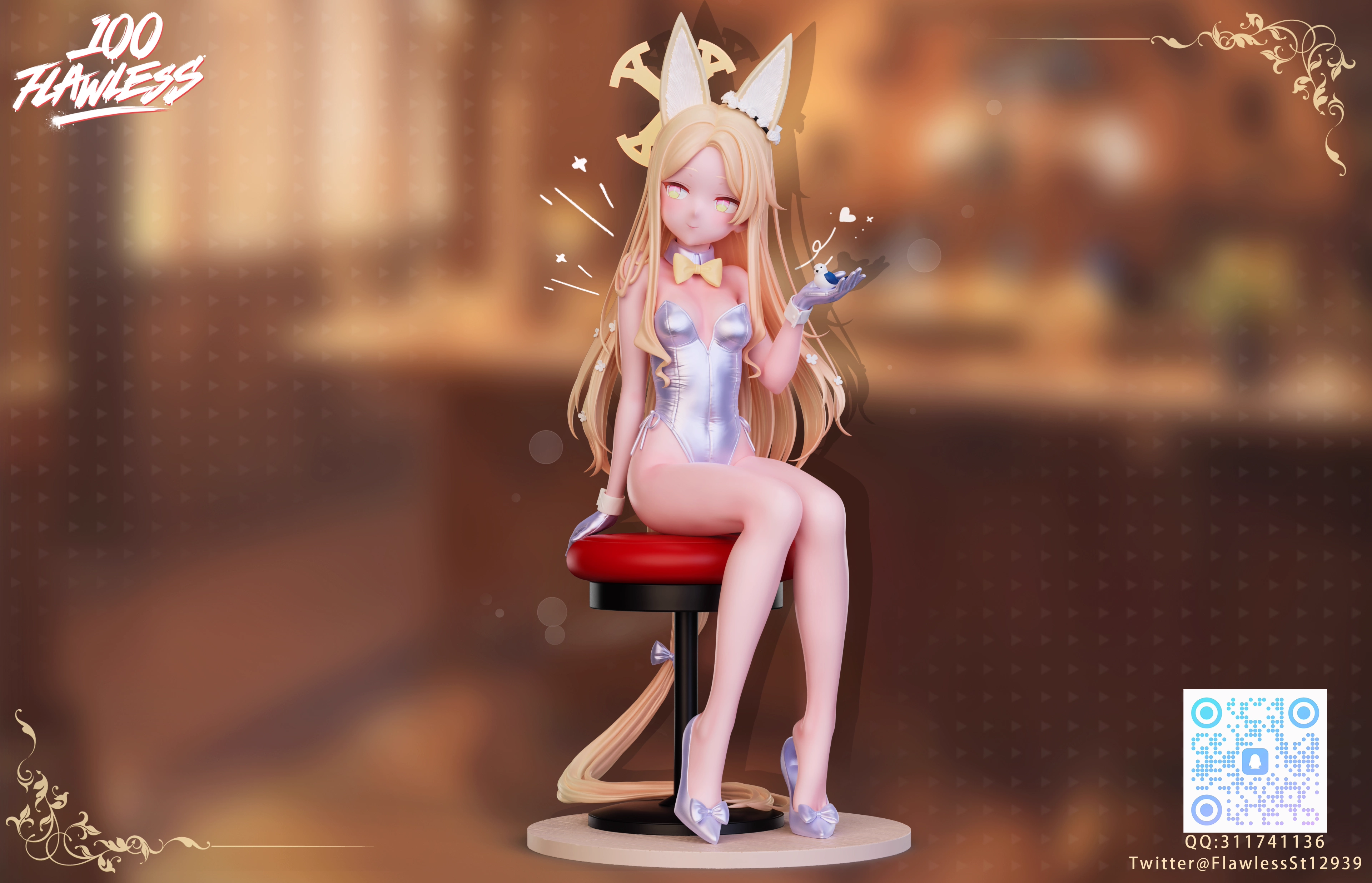 【Pre-sale】1/6 Scale Bunny Girl Yurizono Seia-Blue Archive-Flawless Studio