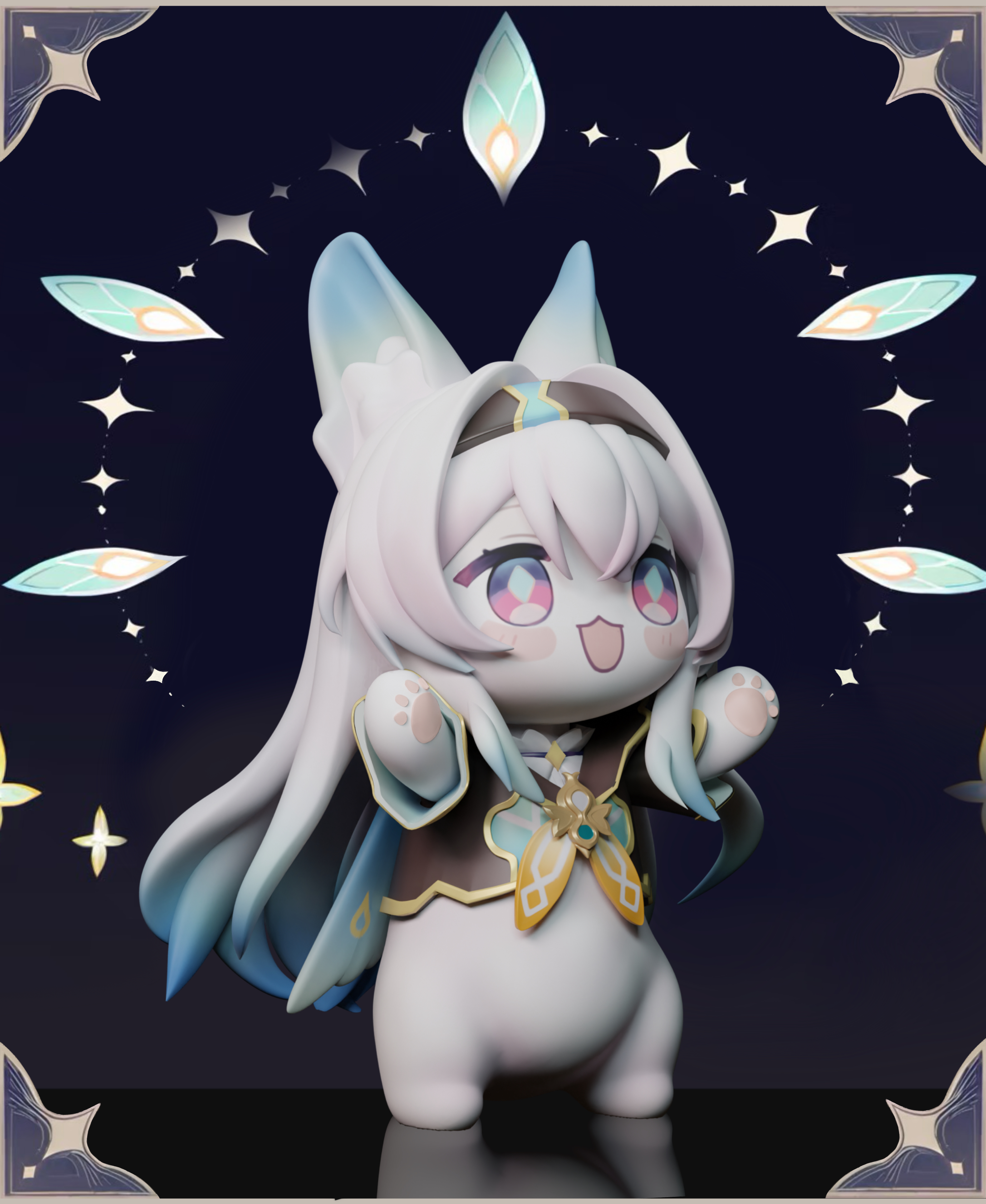 【Pre-sale】Q version Firefly and Cartethyia-Honkai: Star Rail-ChaoShe Studio