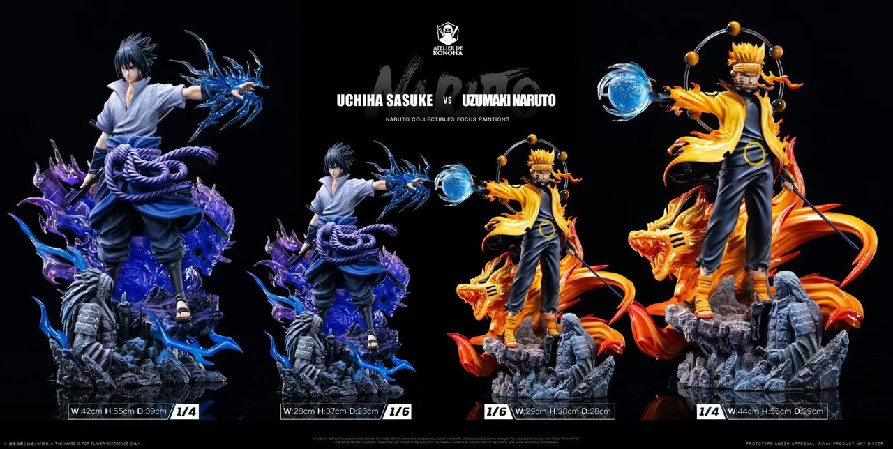 【Last one】1/6 and 1/4 Scale Naruto and Sasuke-ATELIER DE KONOHA Studio