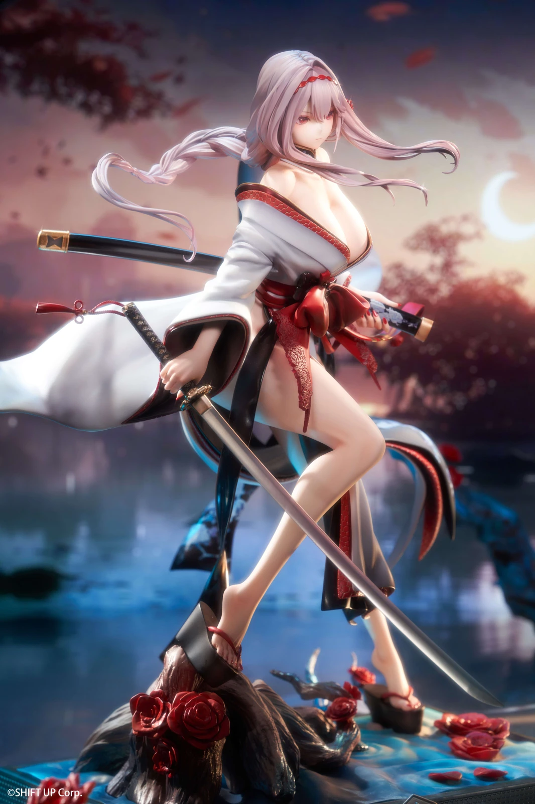 【Pre-sale】1/4 Scale Longing Flower Ver. Black Shadow Scarlet-Goddess of Victory: Nikke-Hobby Sakura Studio