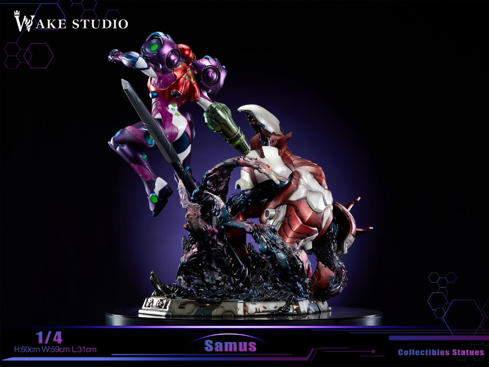 【Pre-sale】1/4 Scale Samus with LED-Metroid-Wake Studio