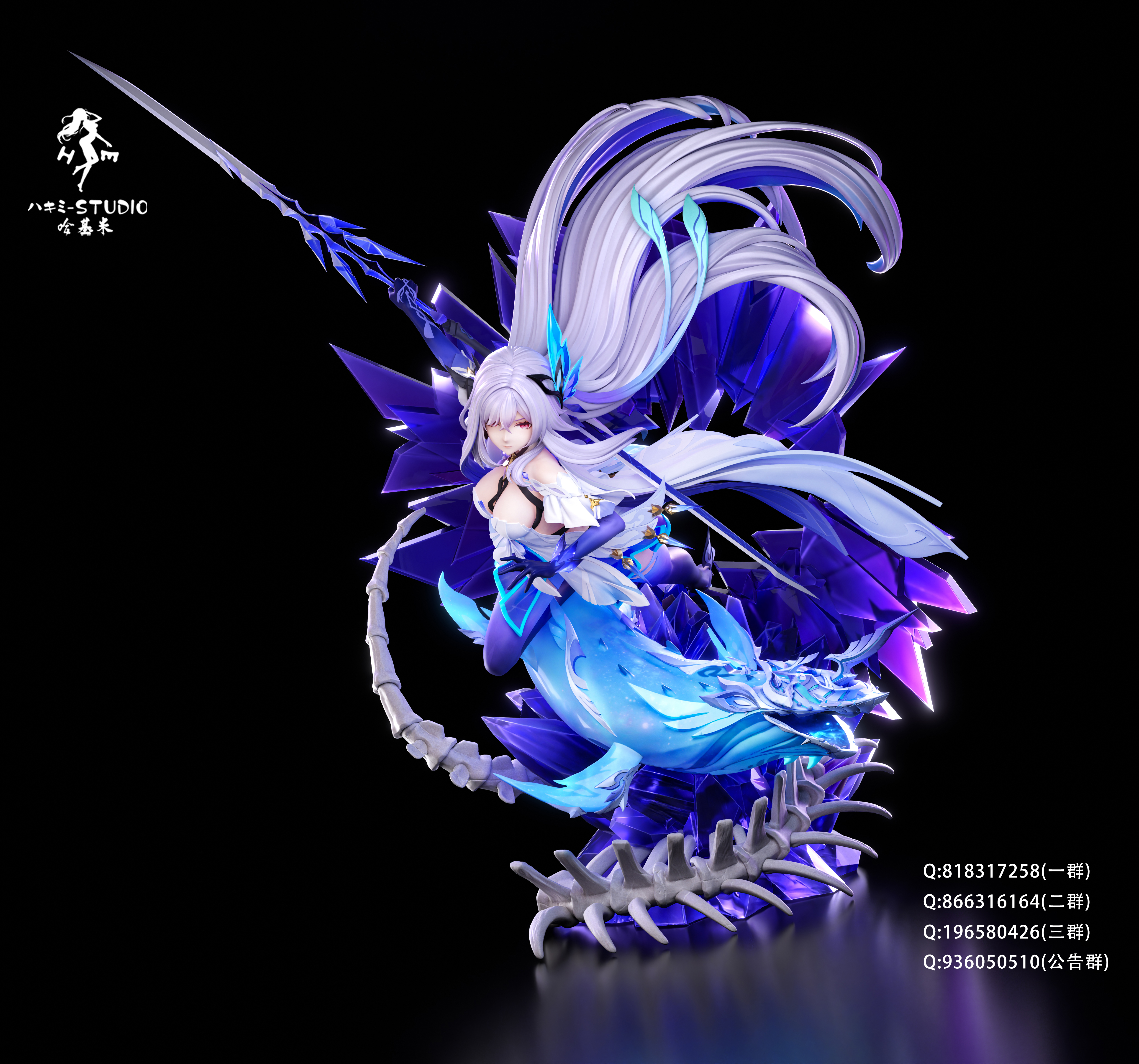 【Pre-sale closed】1/6 Scale Skirk-Genshin Impact-HaJiMi studio