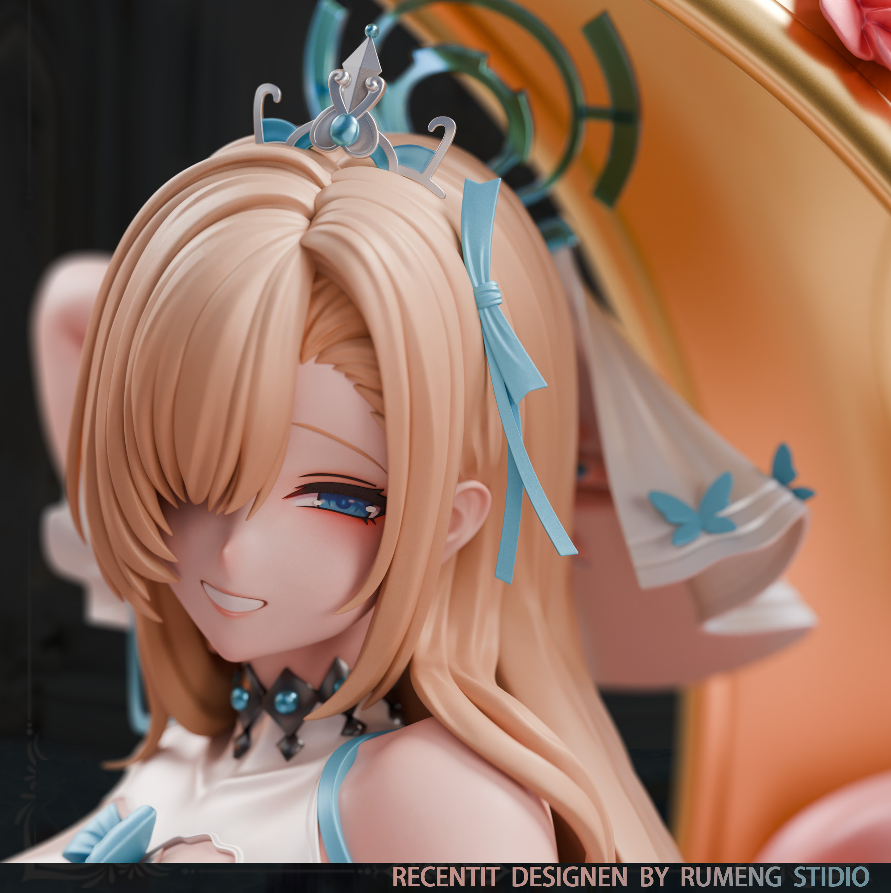【Pre-sale closed】1/6 Scale Wedding Dress Itinose Asena-Blue Archive-RuMengShe Studio