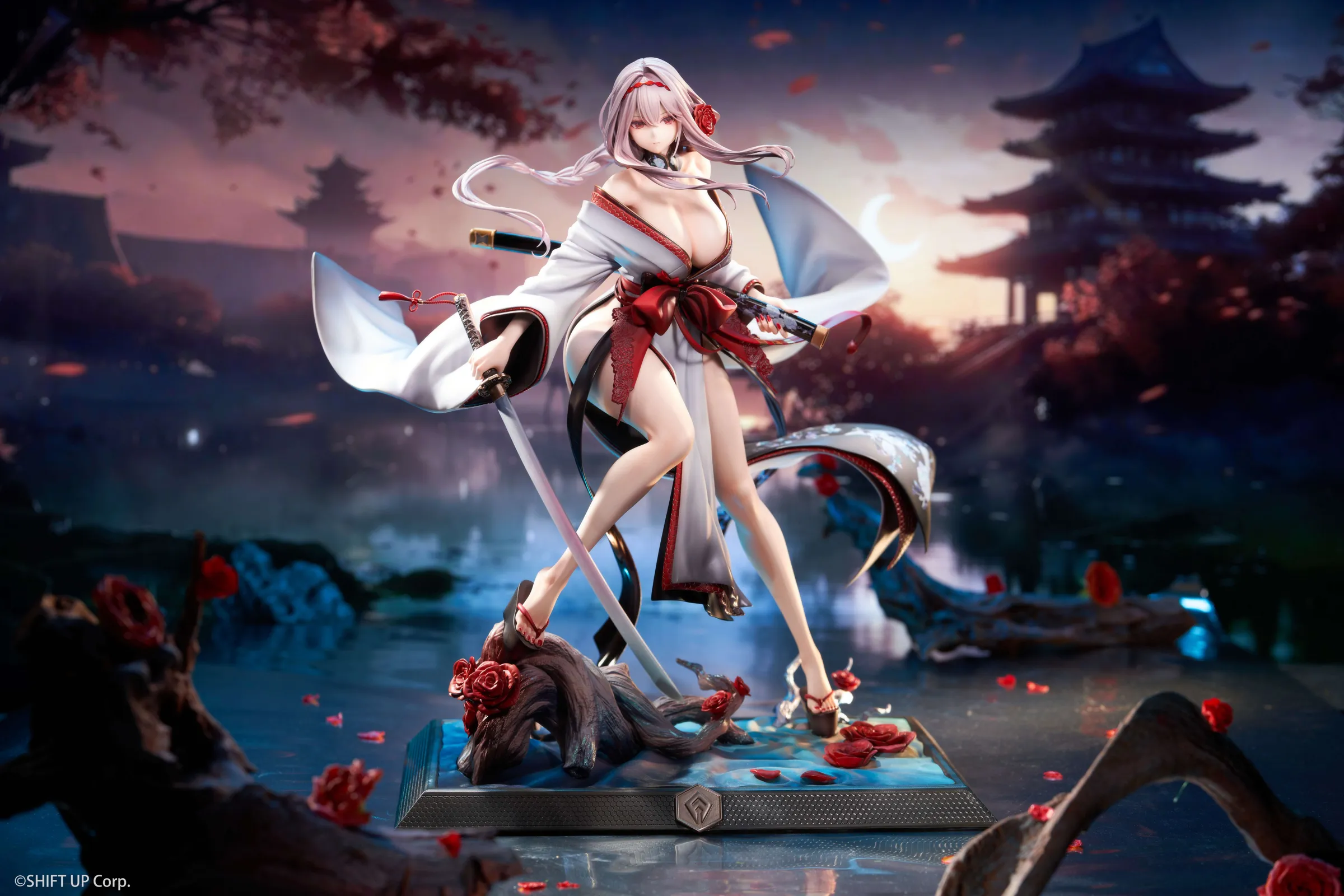 【Pre-sale】1/4 Scale Longing Flower Ver. Black Shadow Scarlet-Goddess of Victory: Nikke-Hobby Sakura Studio