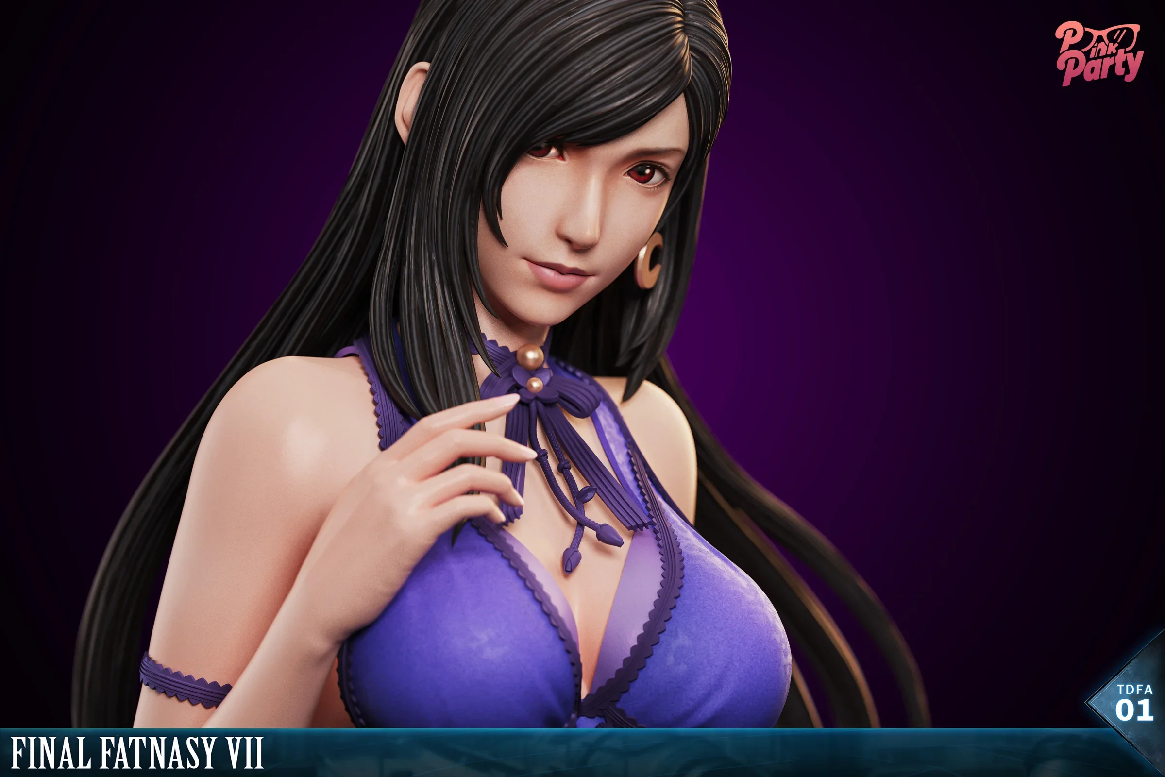 【Pre-sale】1/4 Scale Goddess Tifa Lockhart-(FF7) Final Fantasy VII-PinkParty Studio