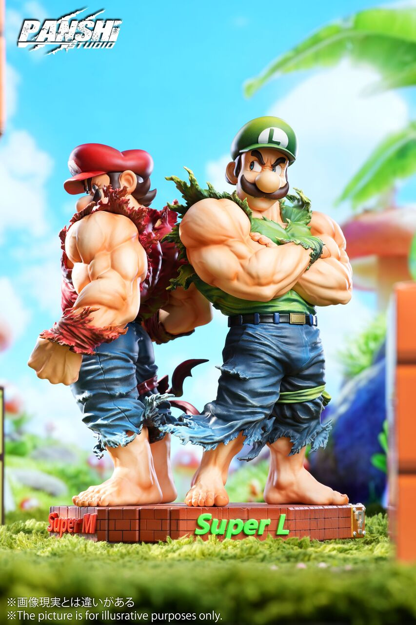 【Sold out】Muscle Mario and Luigi-Super Mario Bro.-PANSHI Studio