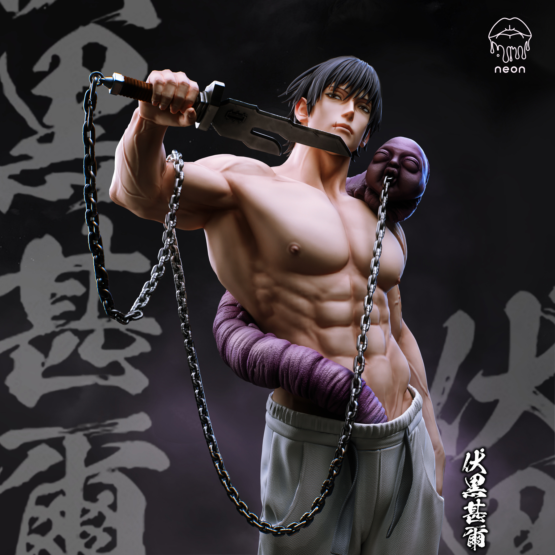 【Sold out】1/6 Scale Fushiguro Toji-NEON Studio