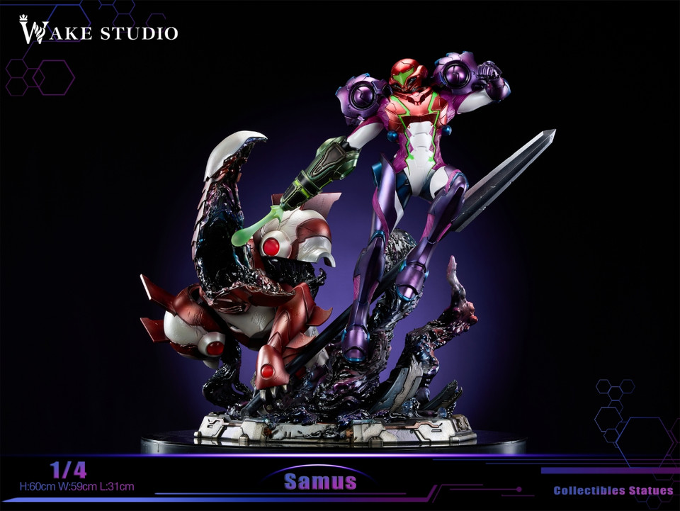 【Pre-sale】1/4 Scale Samus with LED-Metroid-Wake Studio