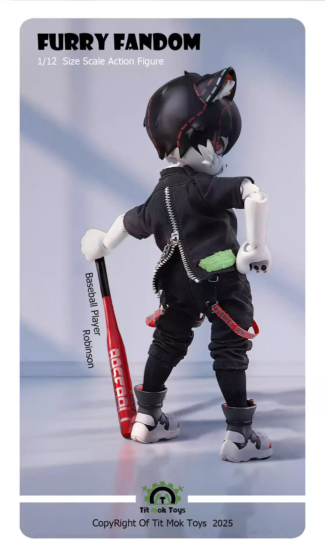 【Pre-sale】1/12 Scale Baseball Player Robinson-Other series-Tit Mok Toys Studio