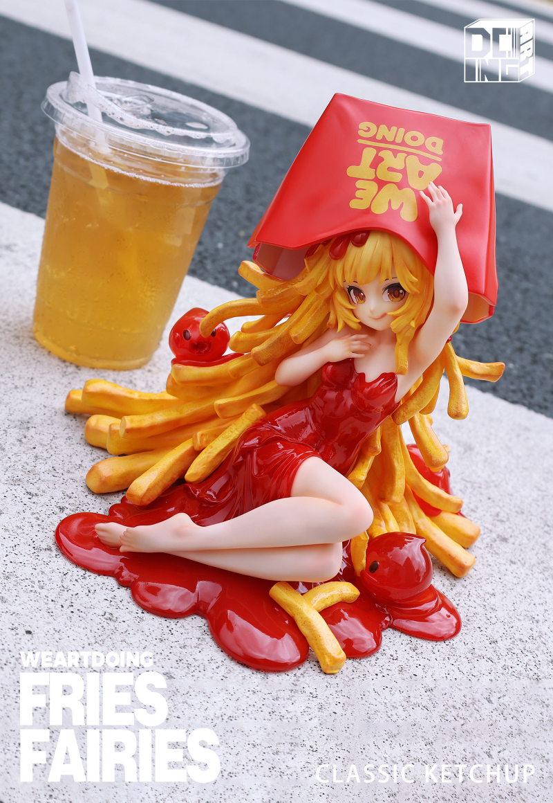 【Sold out】Sleeping Beauty-Fries Fairies-Classic Ketchup and Wasabi-Other series-WeArtDoing Studio