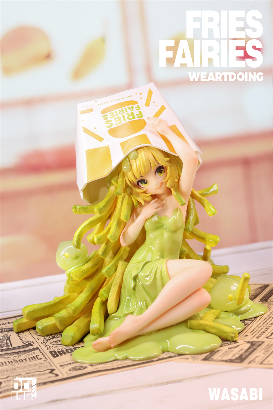 【Sold out】Sleeping Beauty-Fries Fairies-Classic Ketchup and Wasabi-Other series-WeArtDoing Studio