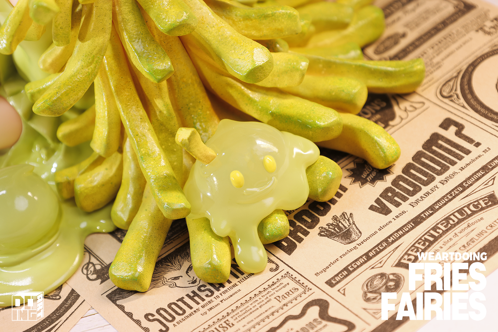 【Sold out】Sleeping Beauty-Fries Fairies-Classic Ketchup and Wasabi-Other series-WeArtDoing Studio