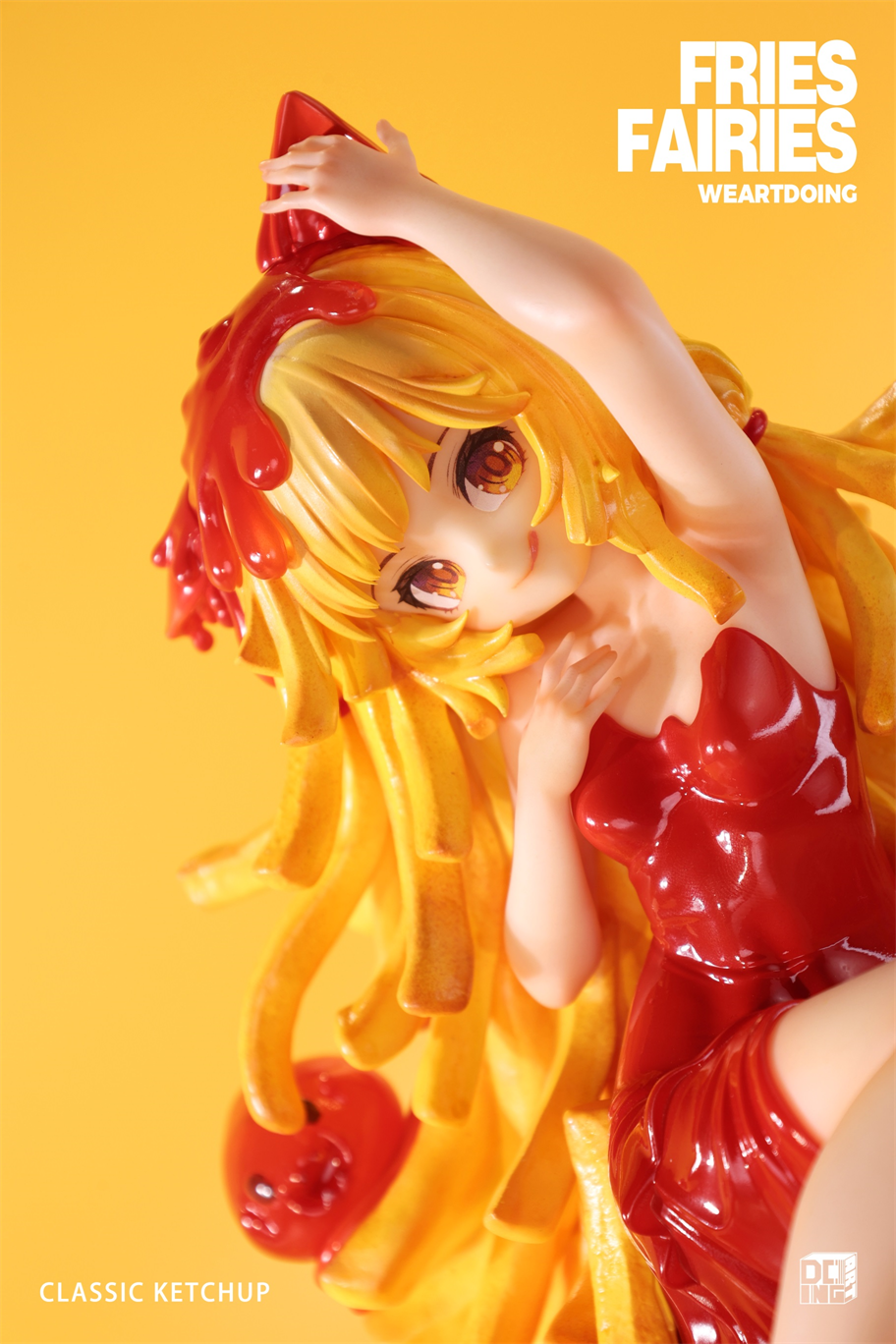 【Sold out】Sleeping Beauty-Fries Fairies-Classic Ketchup and Wasabi-Other series-WeArtDoing Studio