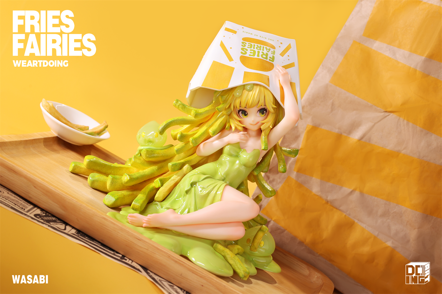 【Sold out】Sleeping Beauty-Fries Fairies-Classic Ketchup and Wasabi-Other series-WeArtDoing Studio