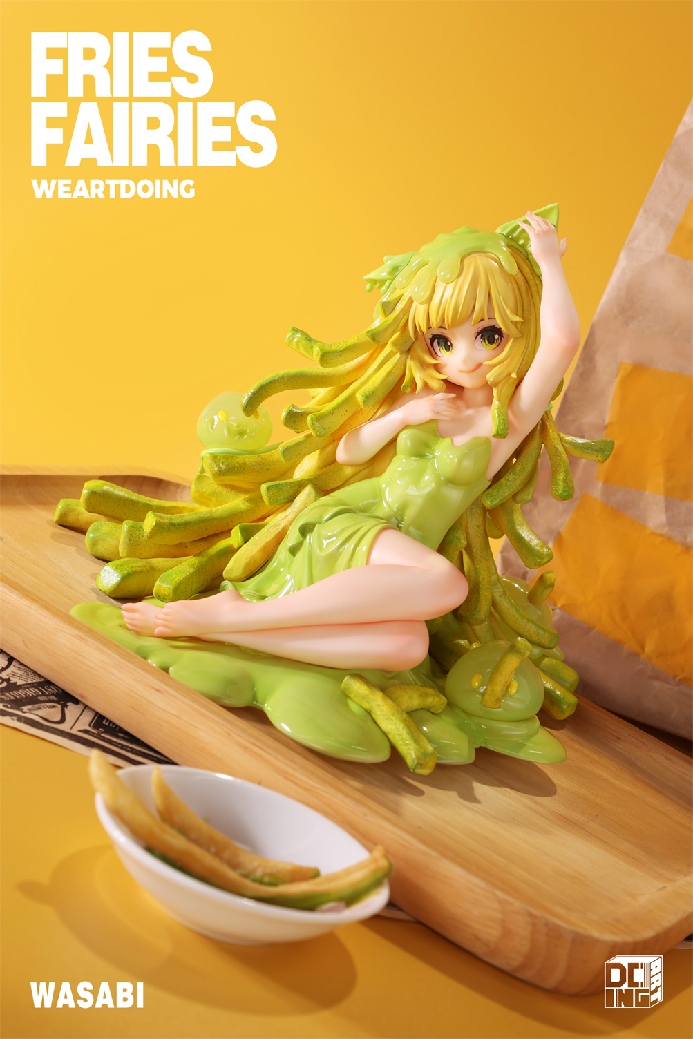 【Sold out】Sleeping Beauty-Fries Fairies-Classic Ketchup and Wasabi-Other series-WeArtDoing Studio