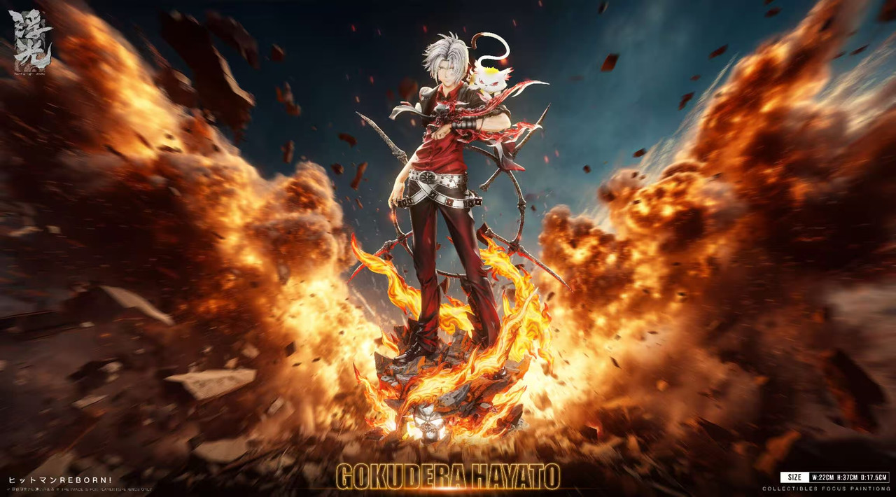 【Sold out】1/6 Scale Gokudera Hayato with LED-HITMAN REBORN!-Floating light Studio