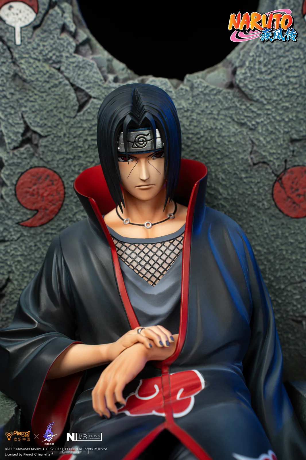 【Last one】1/6 Scale Licensed Itachi Uchiha with LED-Pierrot China x PickStar Studios