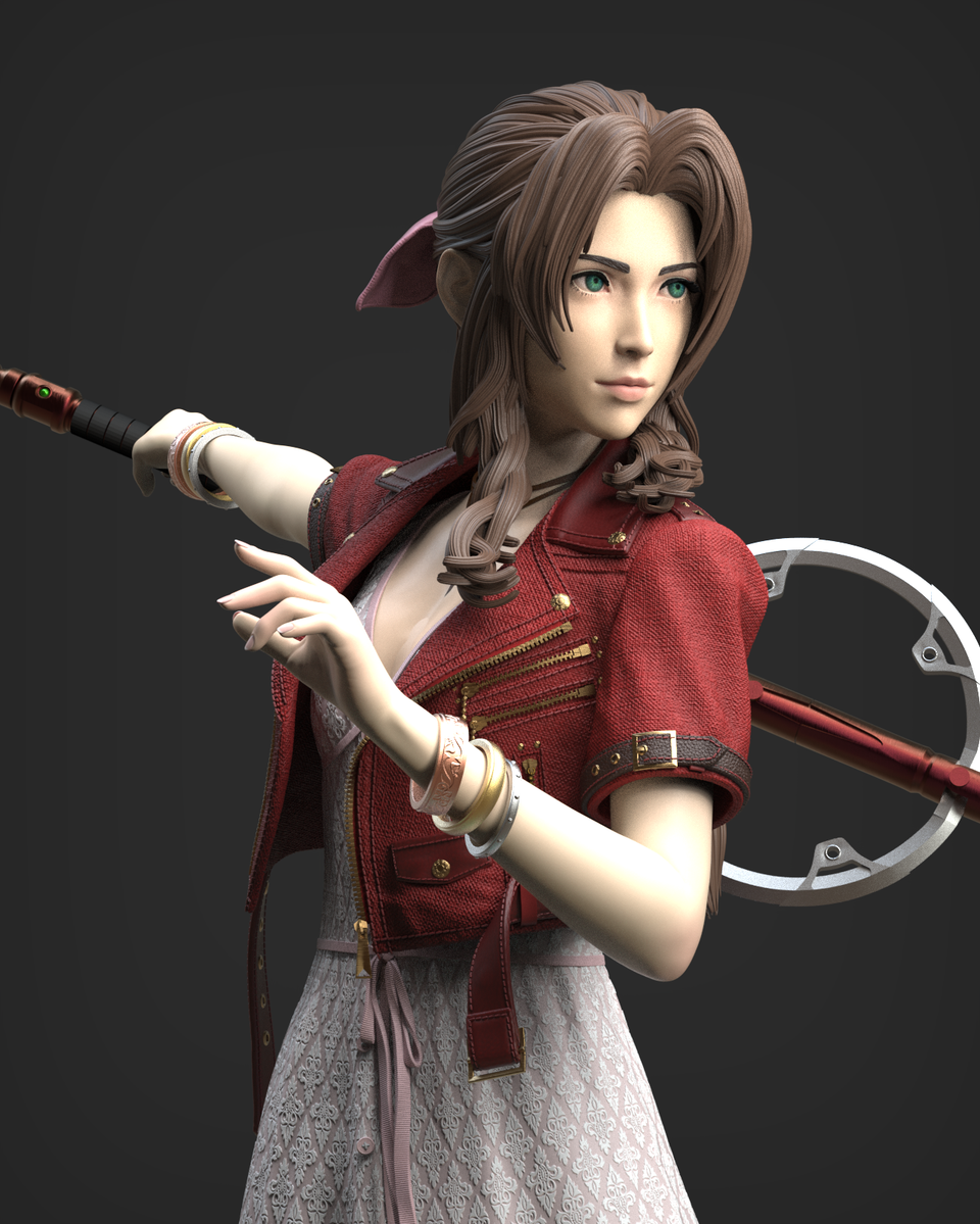 【Pre-sale】Aerith Remake-Final Fantasy-Solar Studio