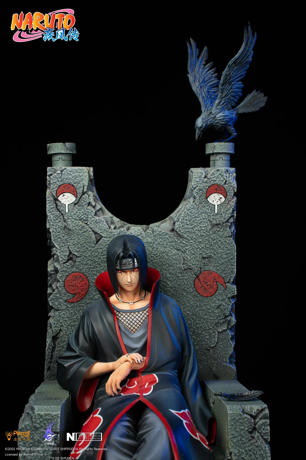 【Last one】1/6 Scale Licensed Itachi Uchiha with LED-Pierrot China x PickStar Studios