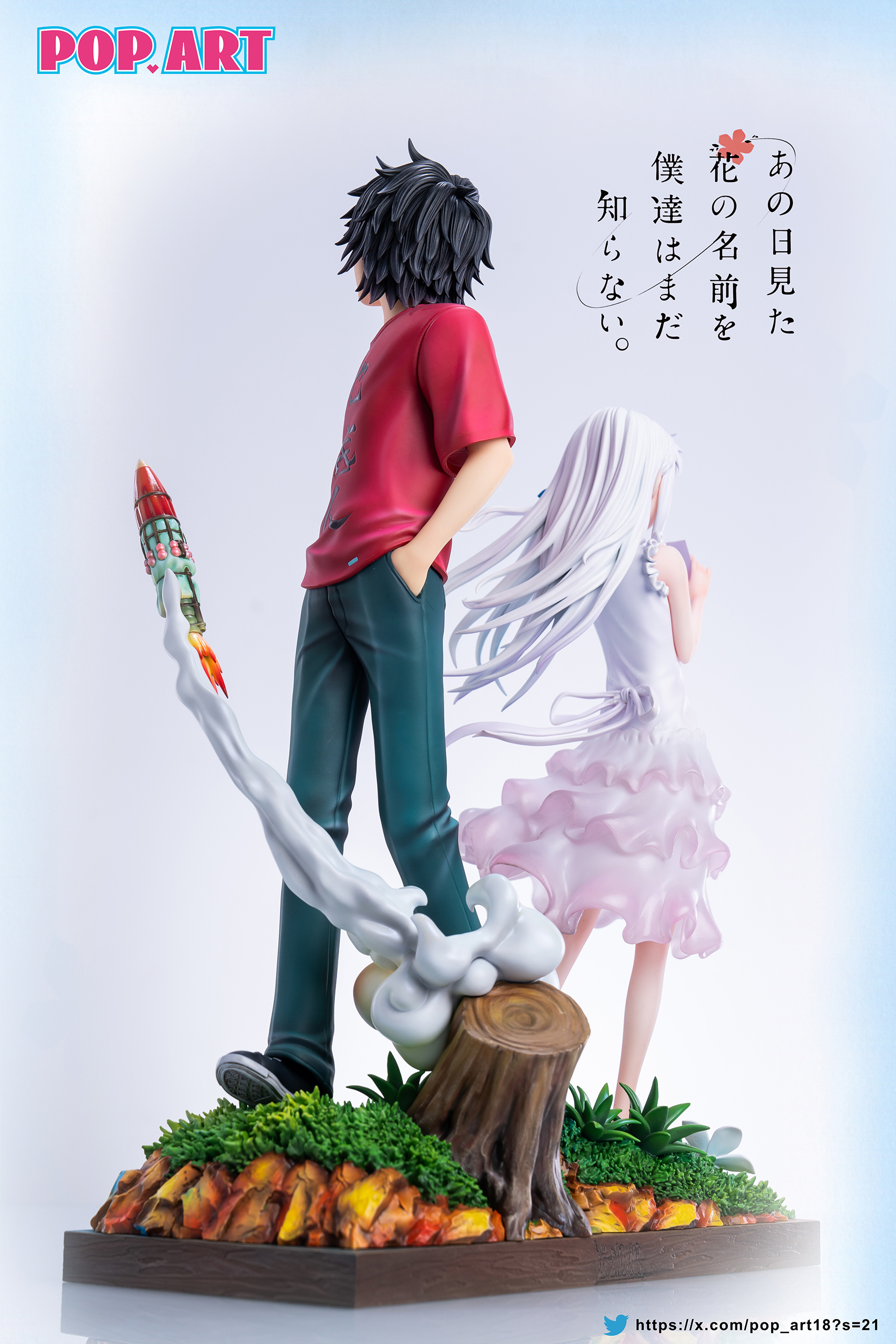 【Pre-sale】1/6 Scale Honma Meiko and Yadomi Jinta-Ano Hi Mita Hana no Namae o Bokutachi wa Mada Shiranai-POP.ART Studio