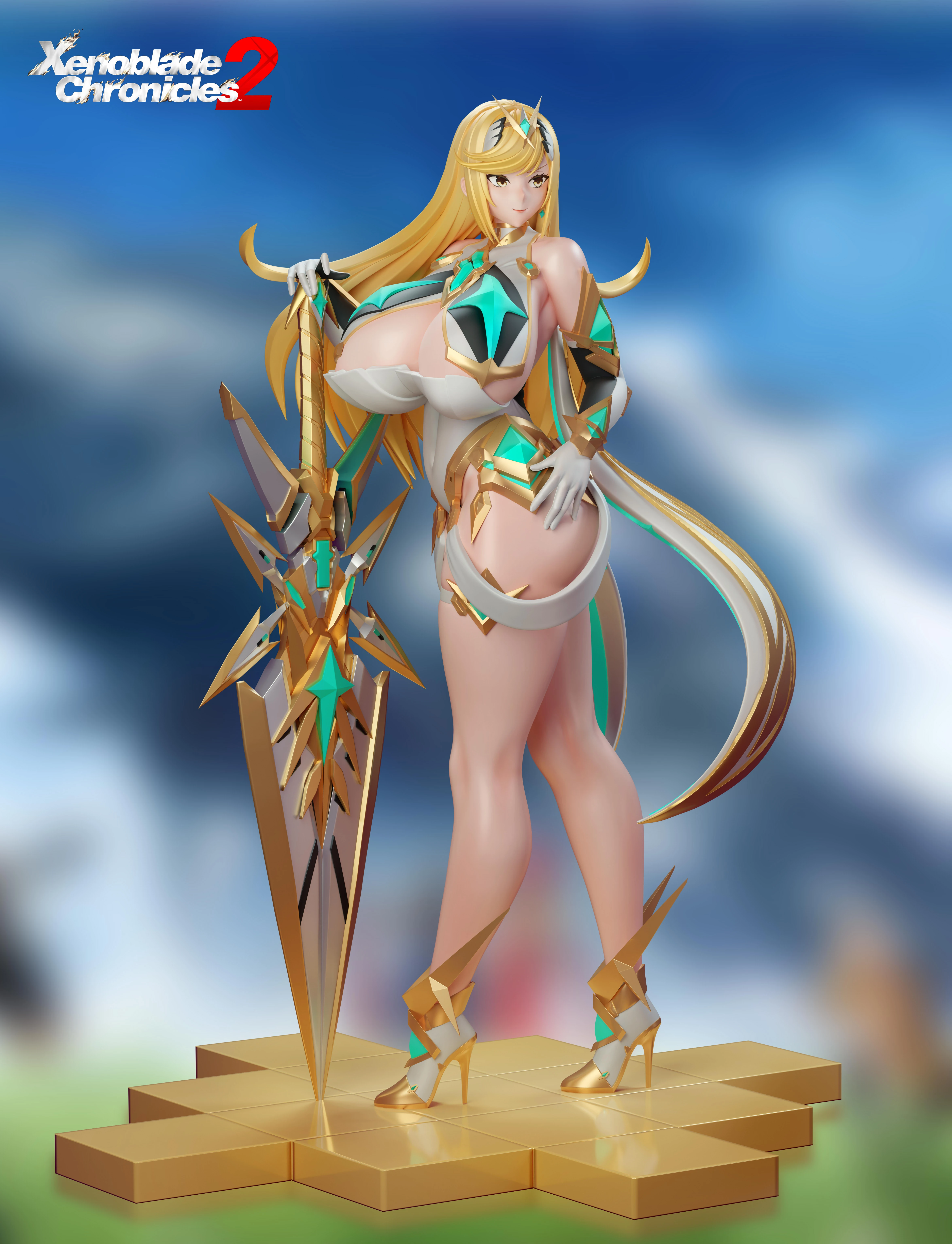 【Pre-sale】1/6 Scale Mythra and Pyra-Xenoblade Chronicles 2-BGA Studio