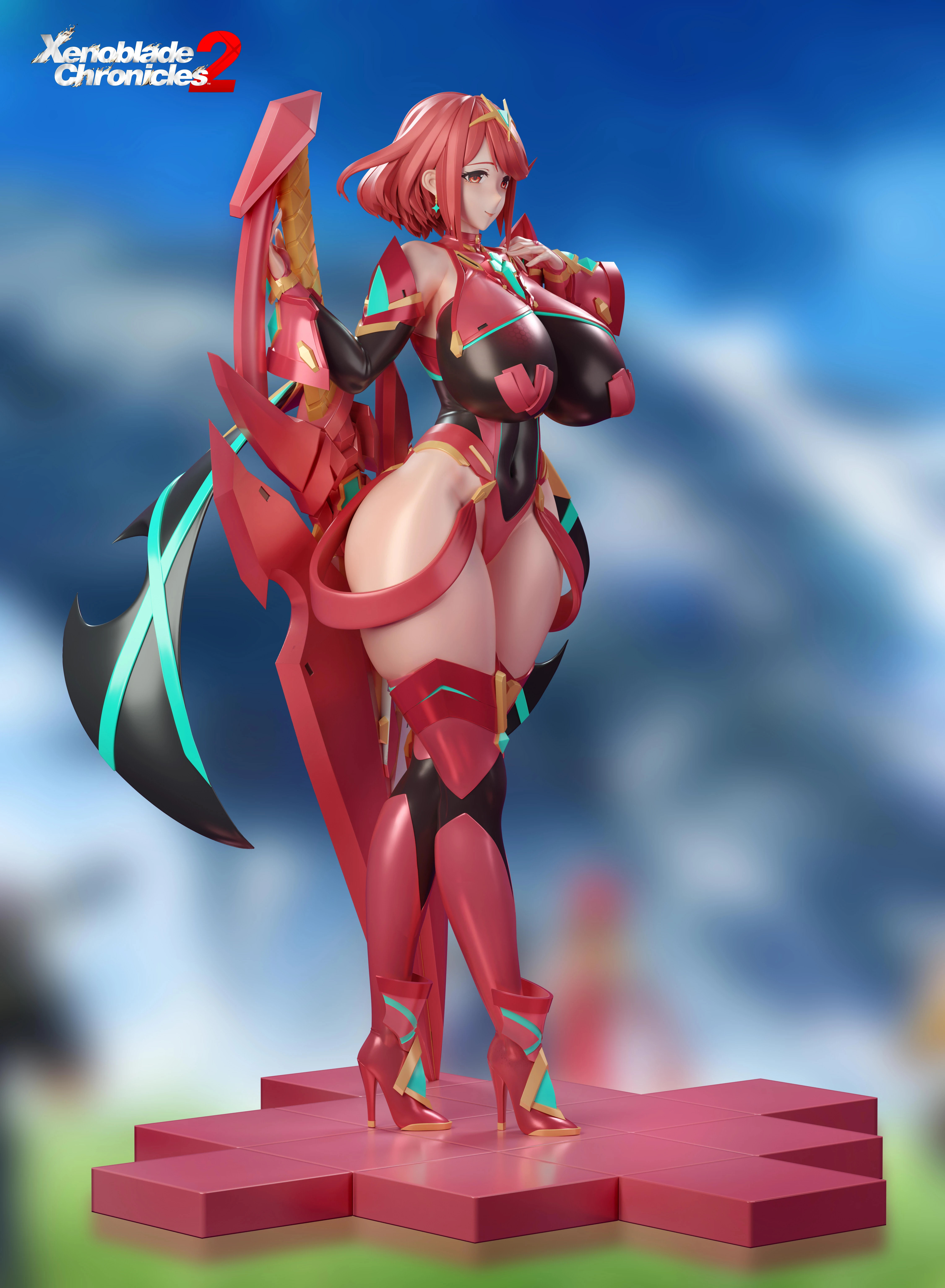 【Pre-sale】1/6 Scale Mythra and Pyra-Xenoblade Chronicles 2-BGA Studio